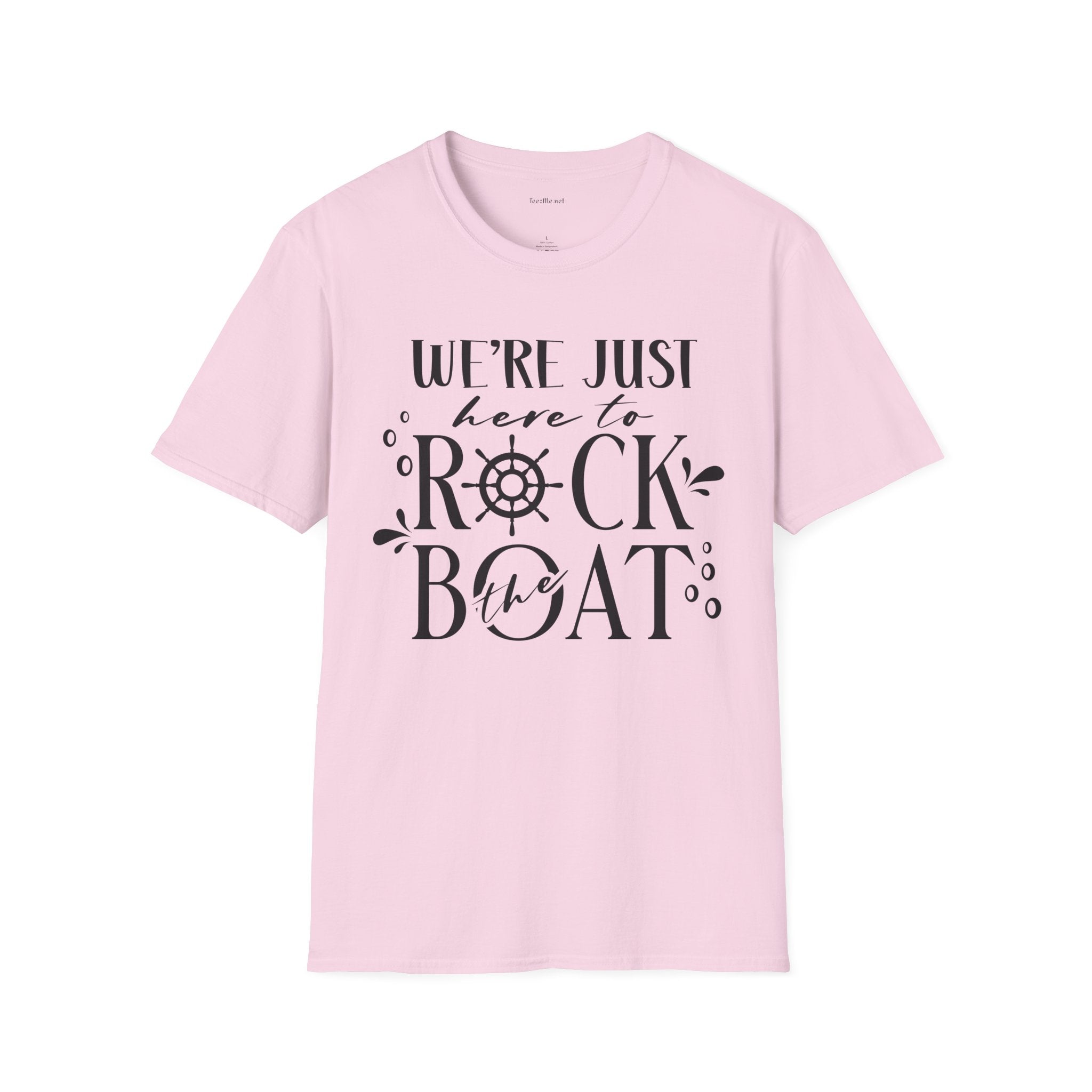 Rock the Boat - Unisex Softstyle T-Shirt 100% Cotton Graphic