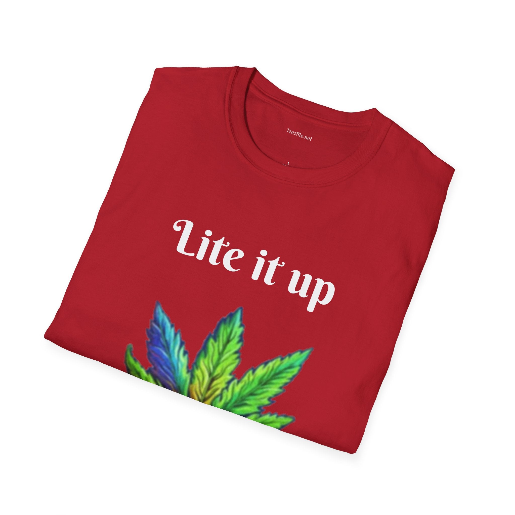 Lite it up - Unisex Softstyle T-Shirt 100% Cotton Graphic