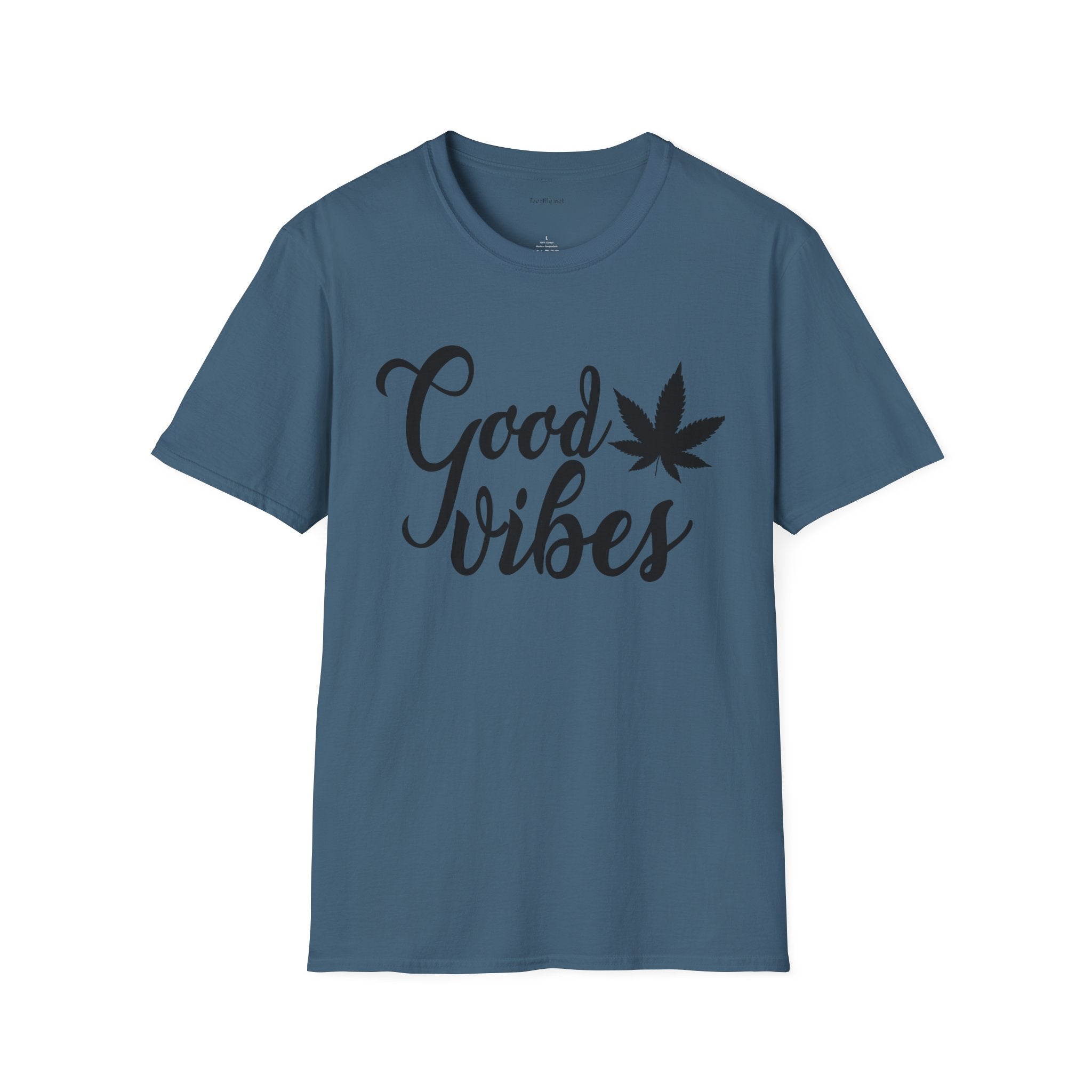 Good Vibes Weed - Unisex Softstyle T-Shirt 100% Cotton Graphic