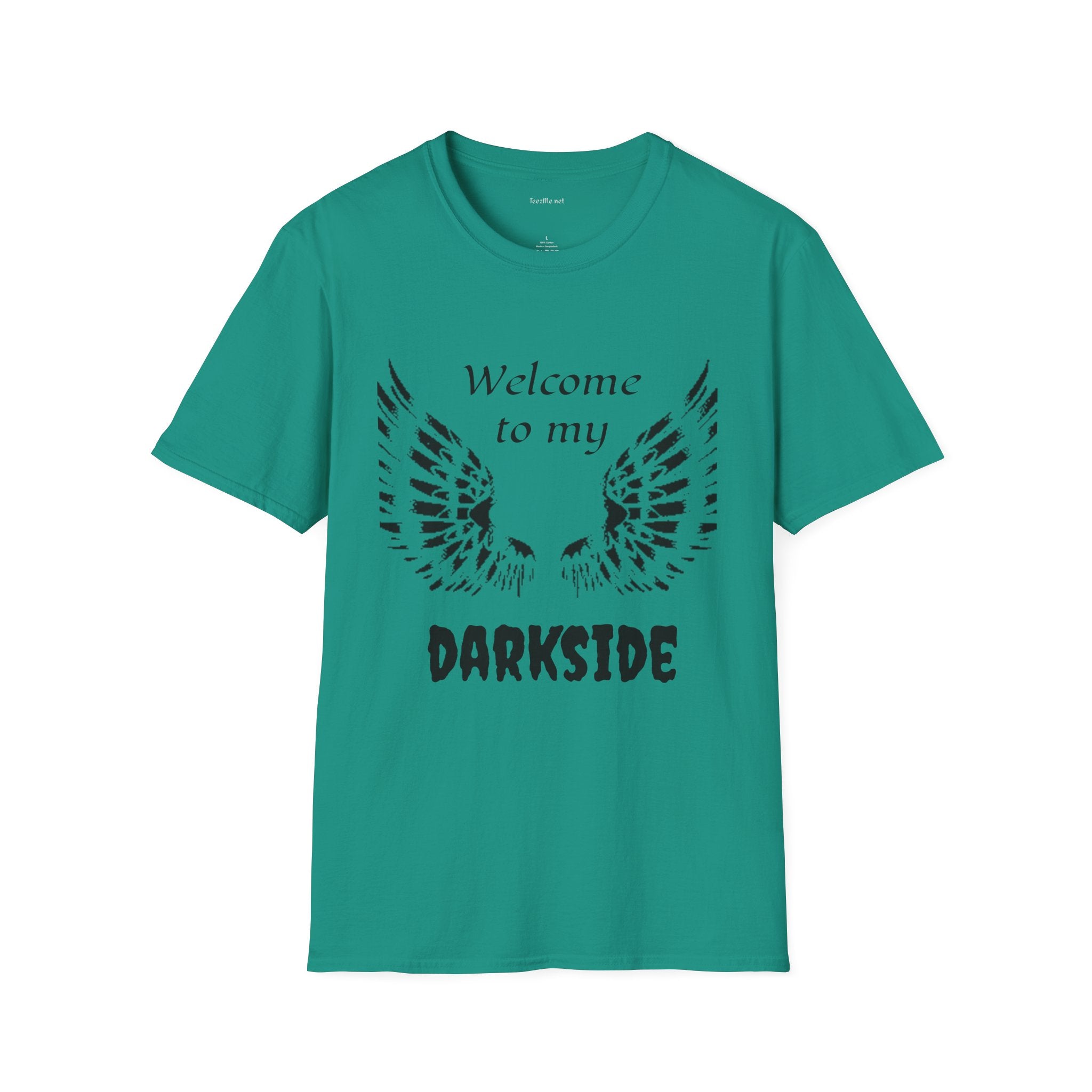 Welcome to my DARKSIDE - Unisex Softstyle T-Shirt 100% Cotton Graphic