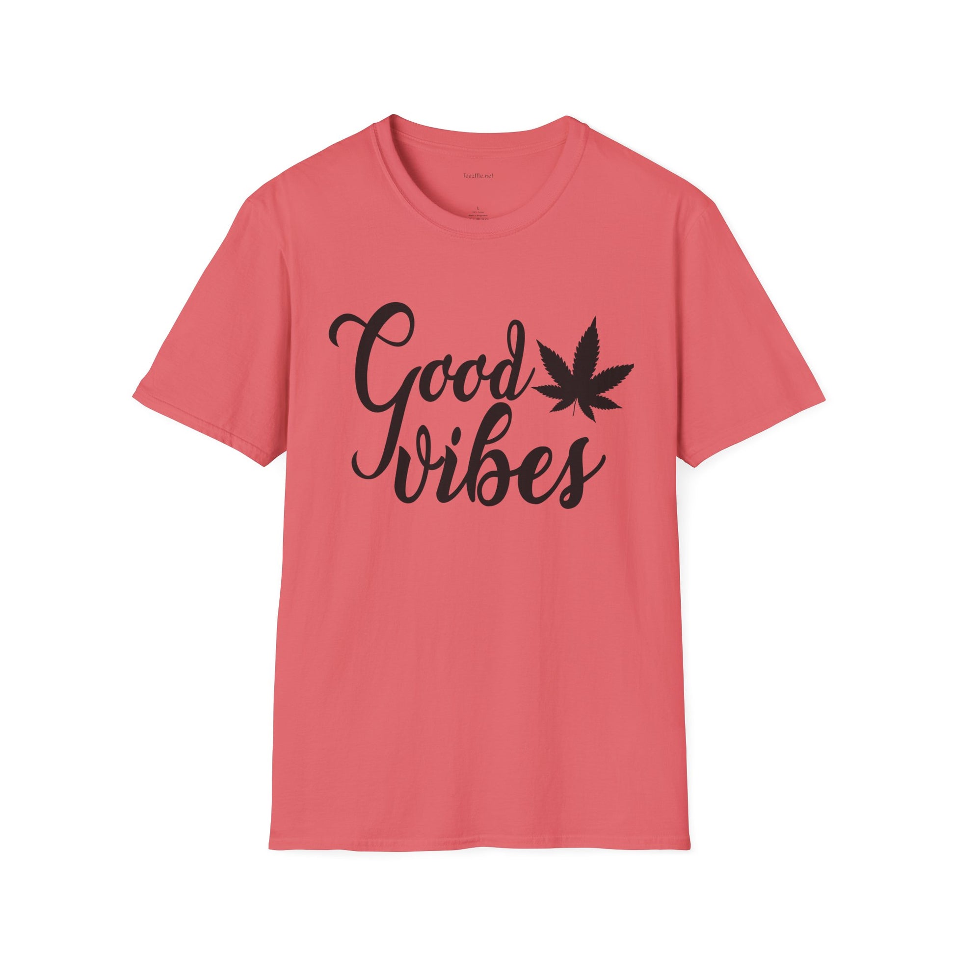Good Vibes Weed - Unisex Softstyle T-Shirt 100% Cotton Graphic