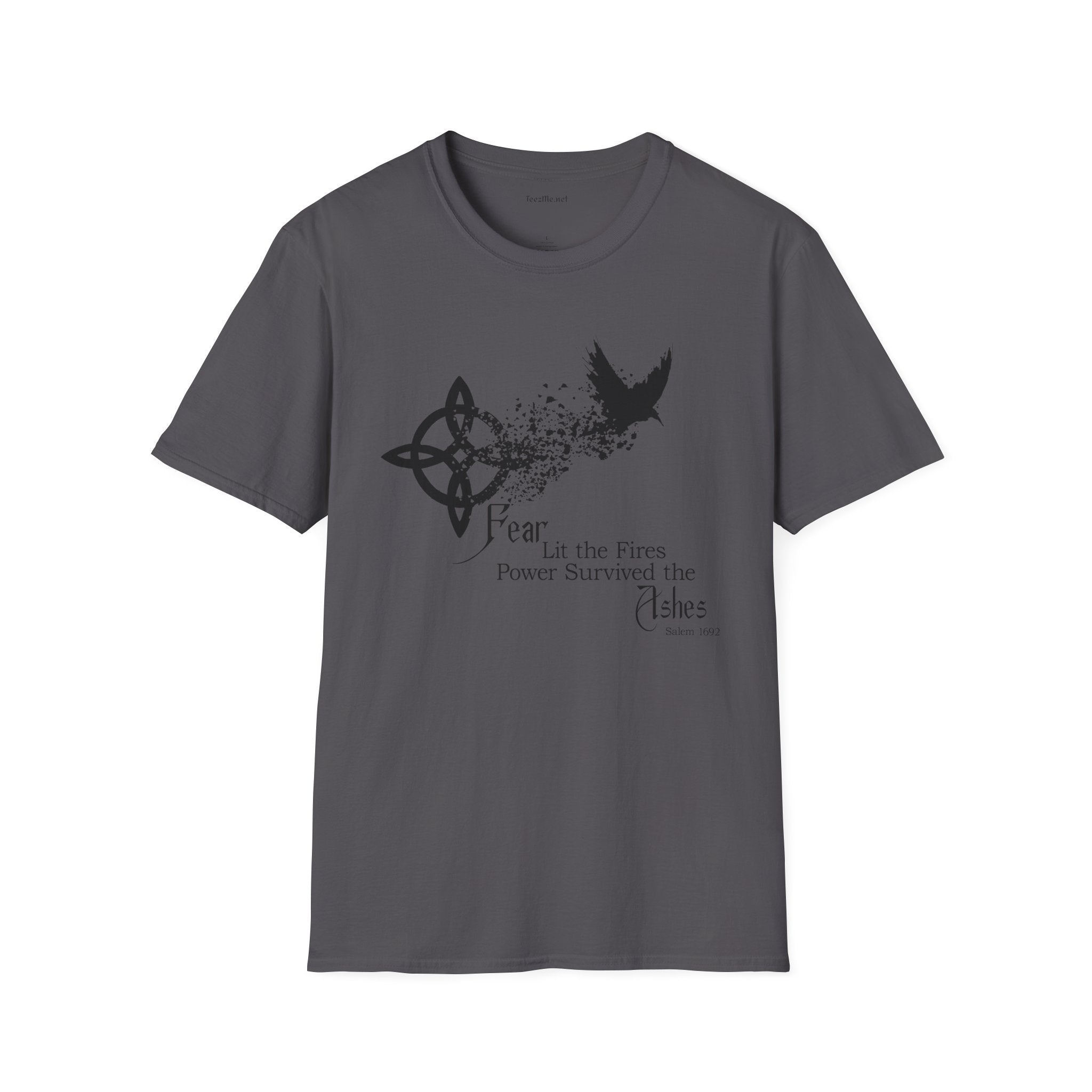 Fear Lit the Fires Unisex SoftStyle T-Shirt 100% Cotton Graphic