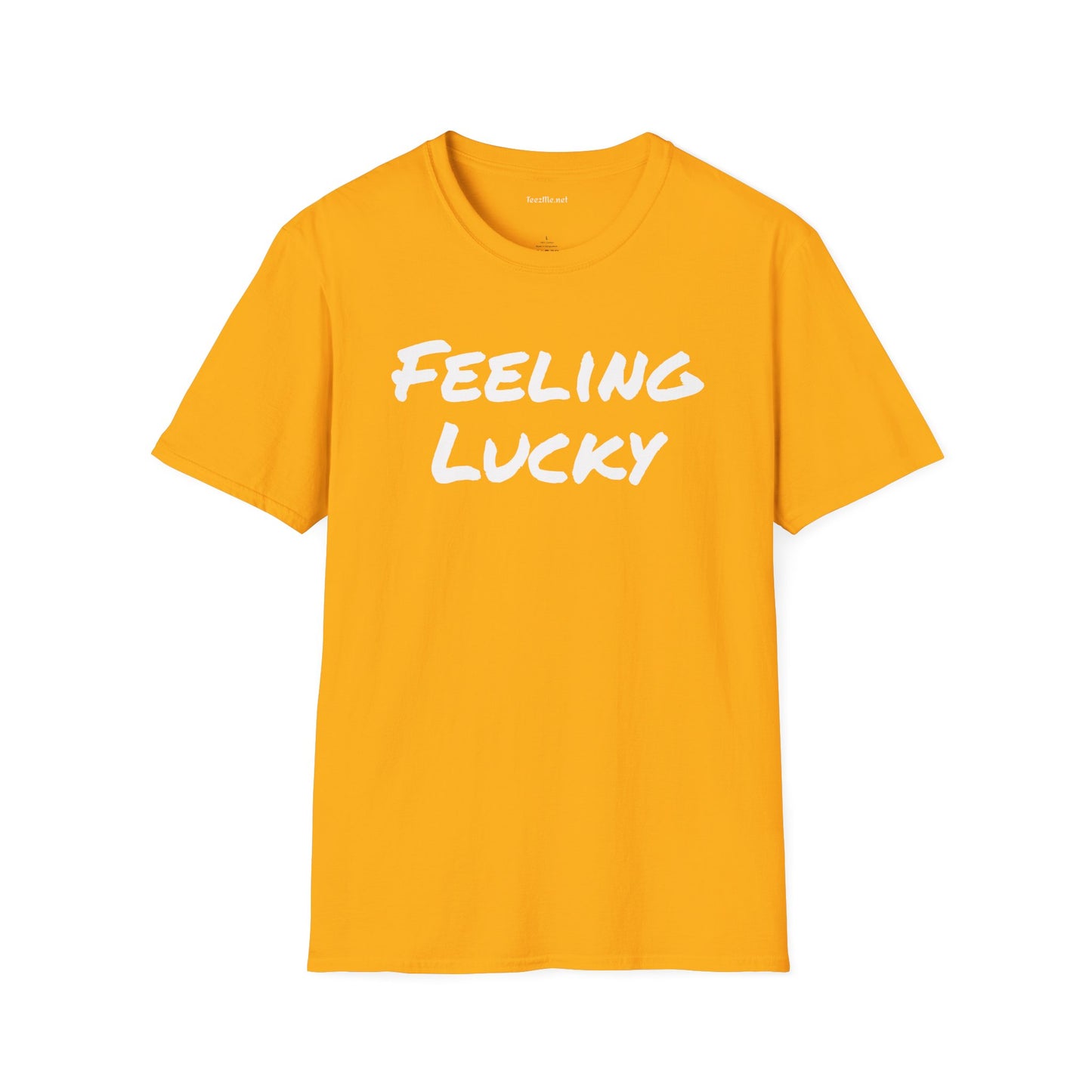 Feeling Lucky - Unisex Softstyle T-Shirt 100% Cotton Graphic