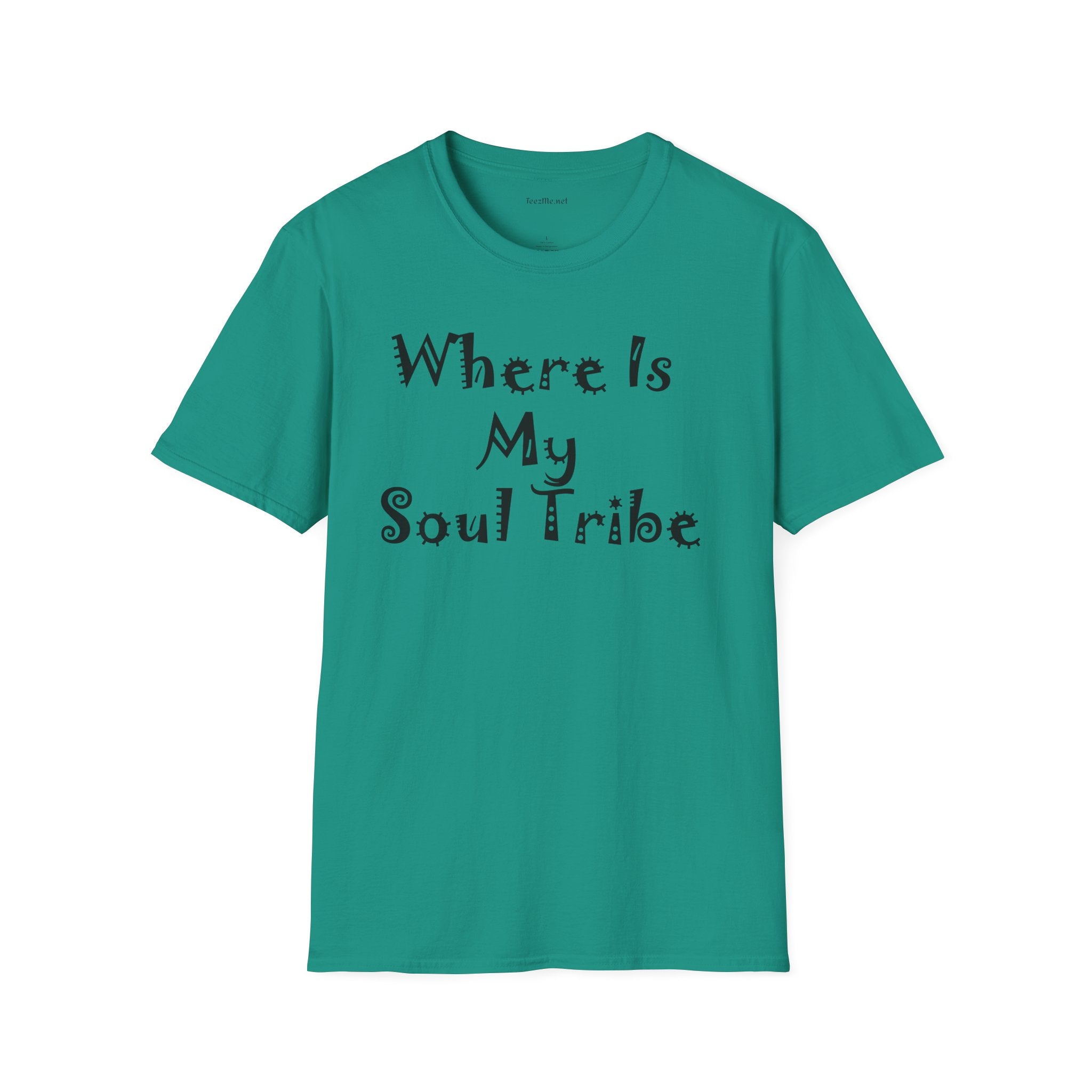 Where Is My Soul Tribe 03 Unisex Soft Style T-Shirt 100% Cotton Graphic