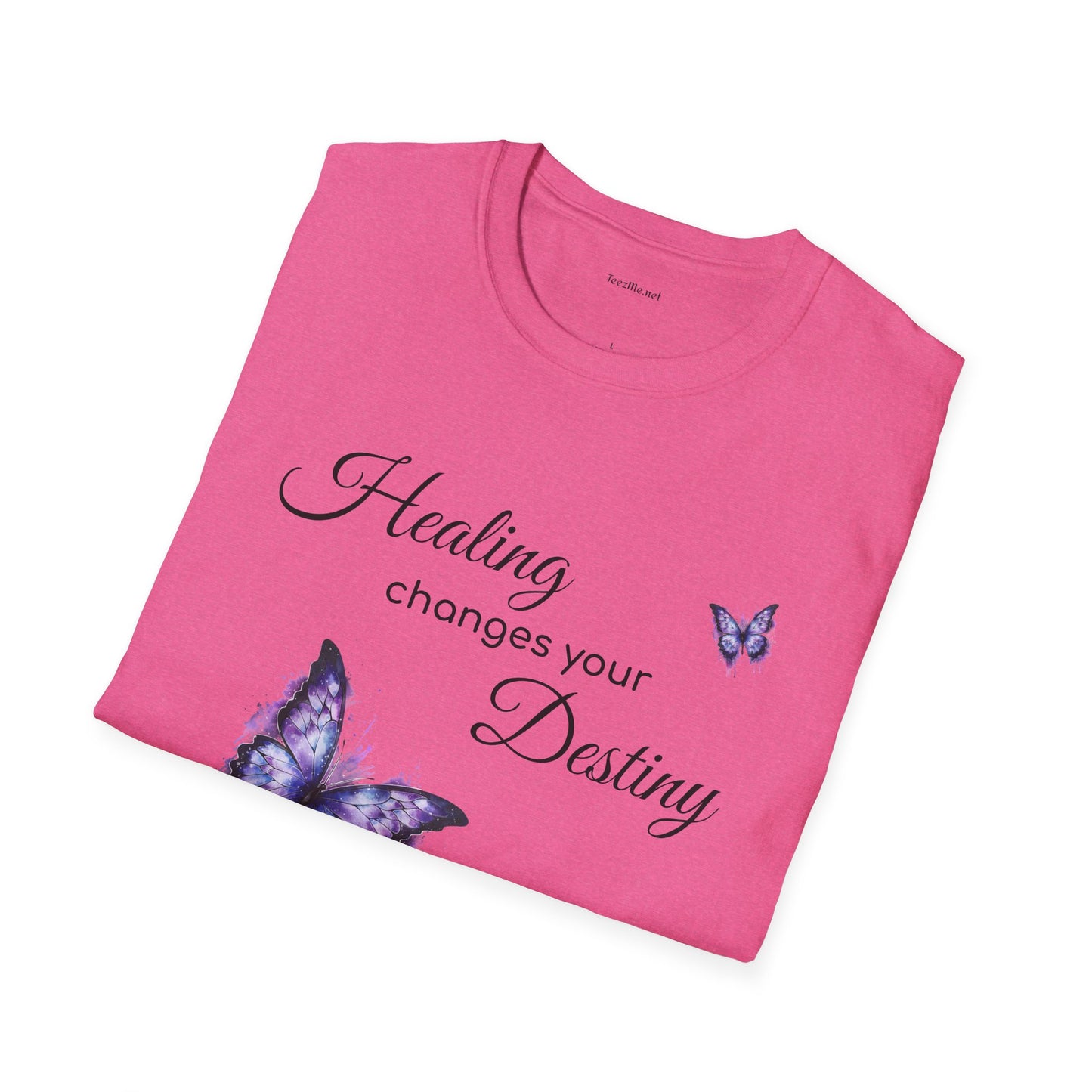 Healing changes your Destiny Unisex Softstyle T-Shirt 100% Cotton Graphic