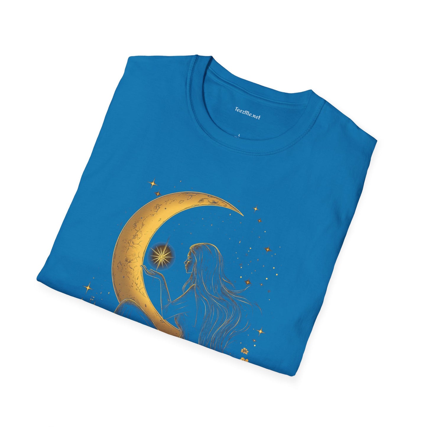 Moon Goddess - Unisex Softstyle T-Shirt 100% Cotton Graphic