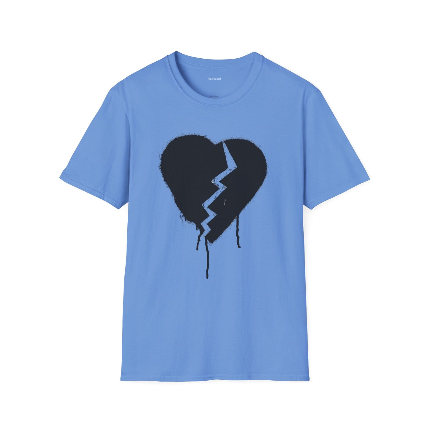 Broken Heart  - Unisex Softstyle T-Shirt 100% Cotton Graphic