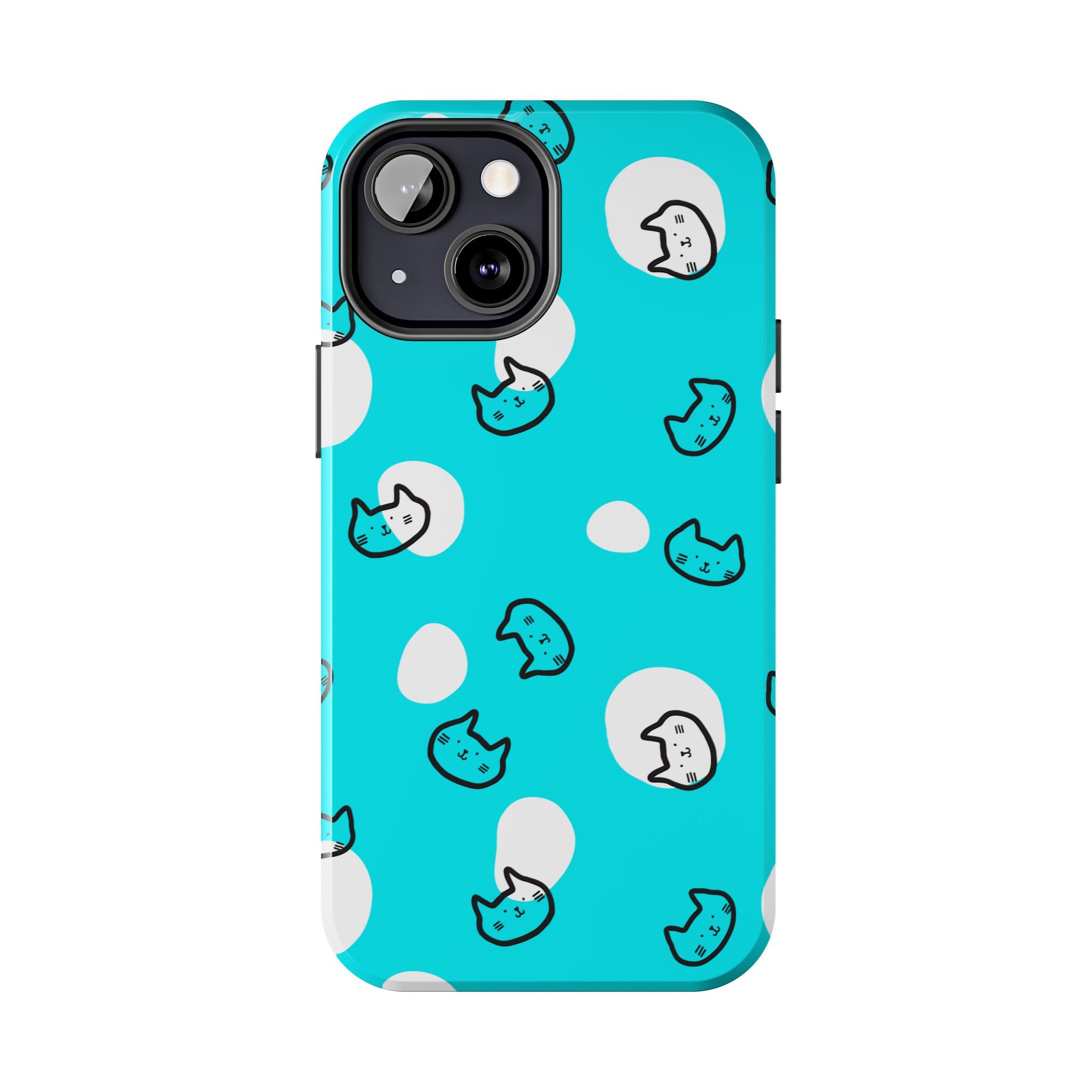 Cute Cat Pattern Cell Phone Case Tough Phone Cases