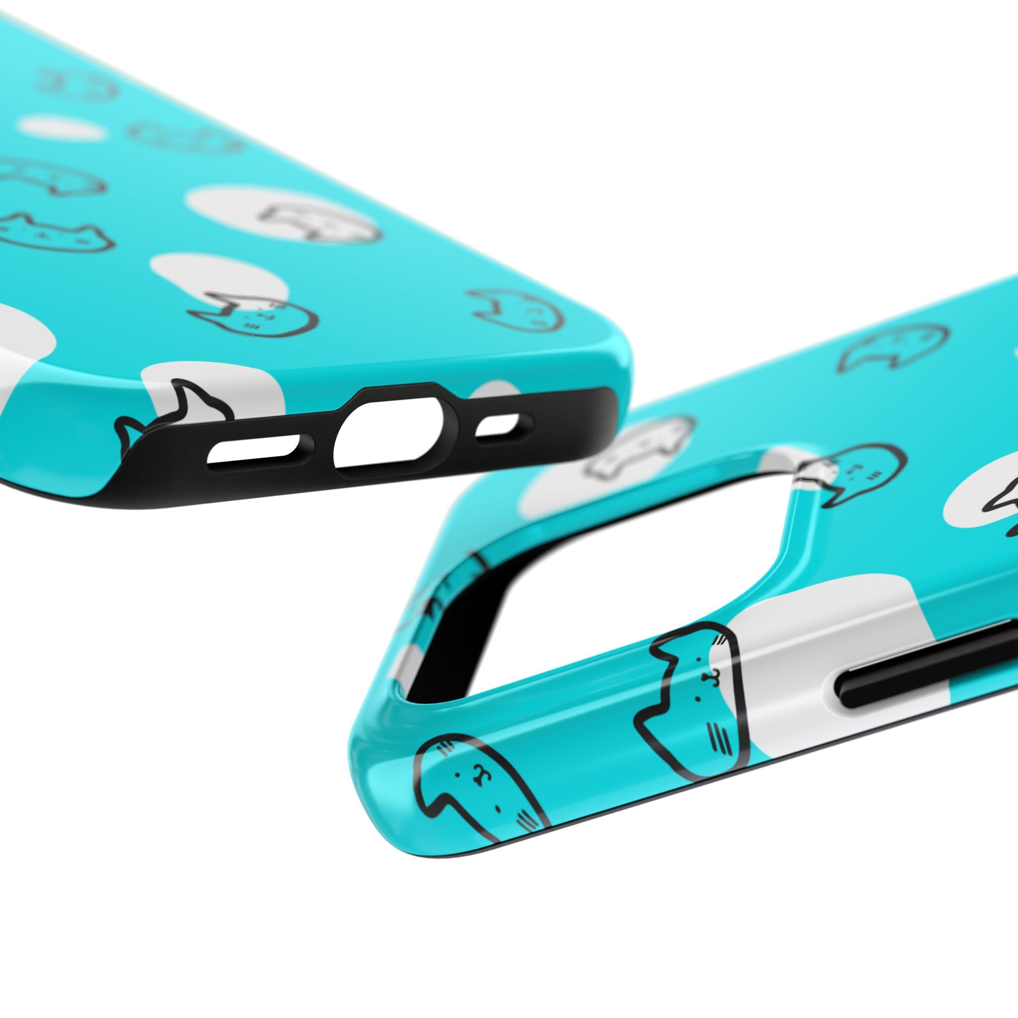 Cute Cat Pattern Cell Phone Case Tough Phone Cases