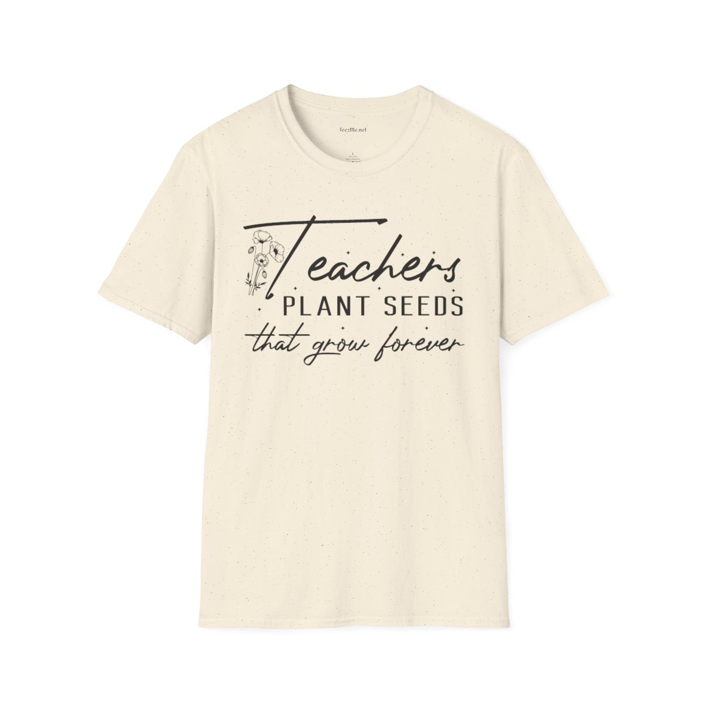 Teacher's Plant Seeds Unisex Soft Style T-Shirt 100% Cotton Graphic