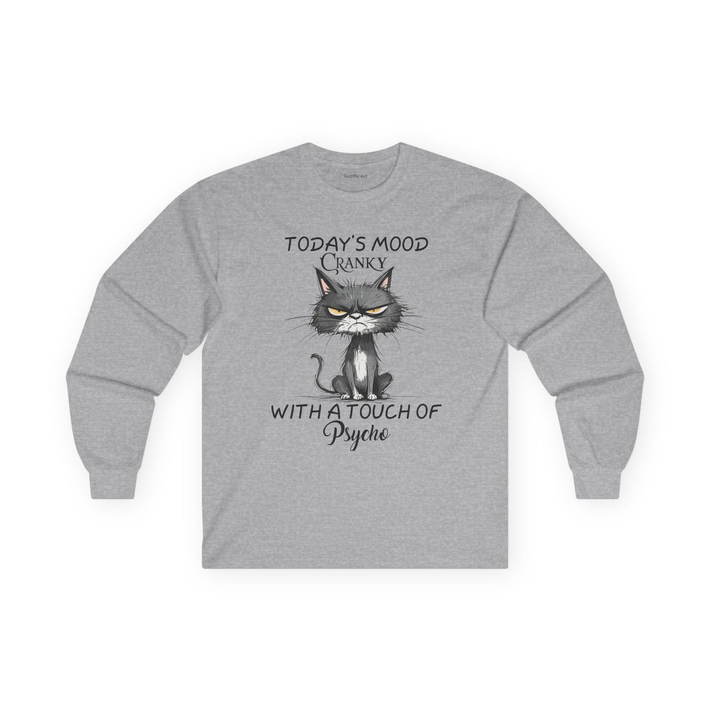 Today's Moody Cat Unisex Ultra Cotton Long Sleeve Tee