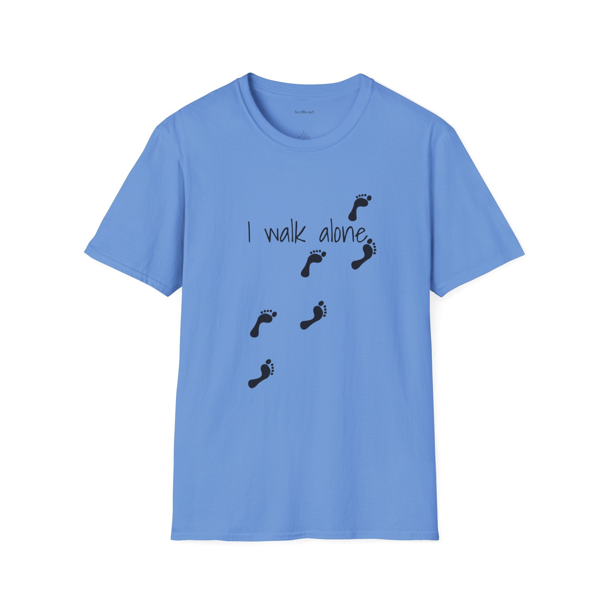 I walk alone - Unisex Softstyle T-Shirt 100% Cotton Graphic