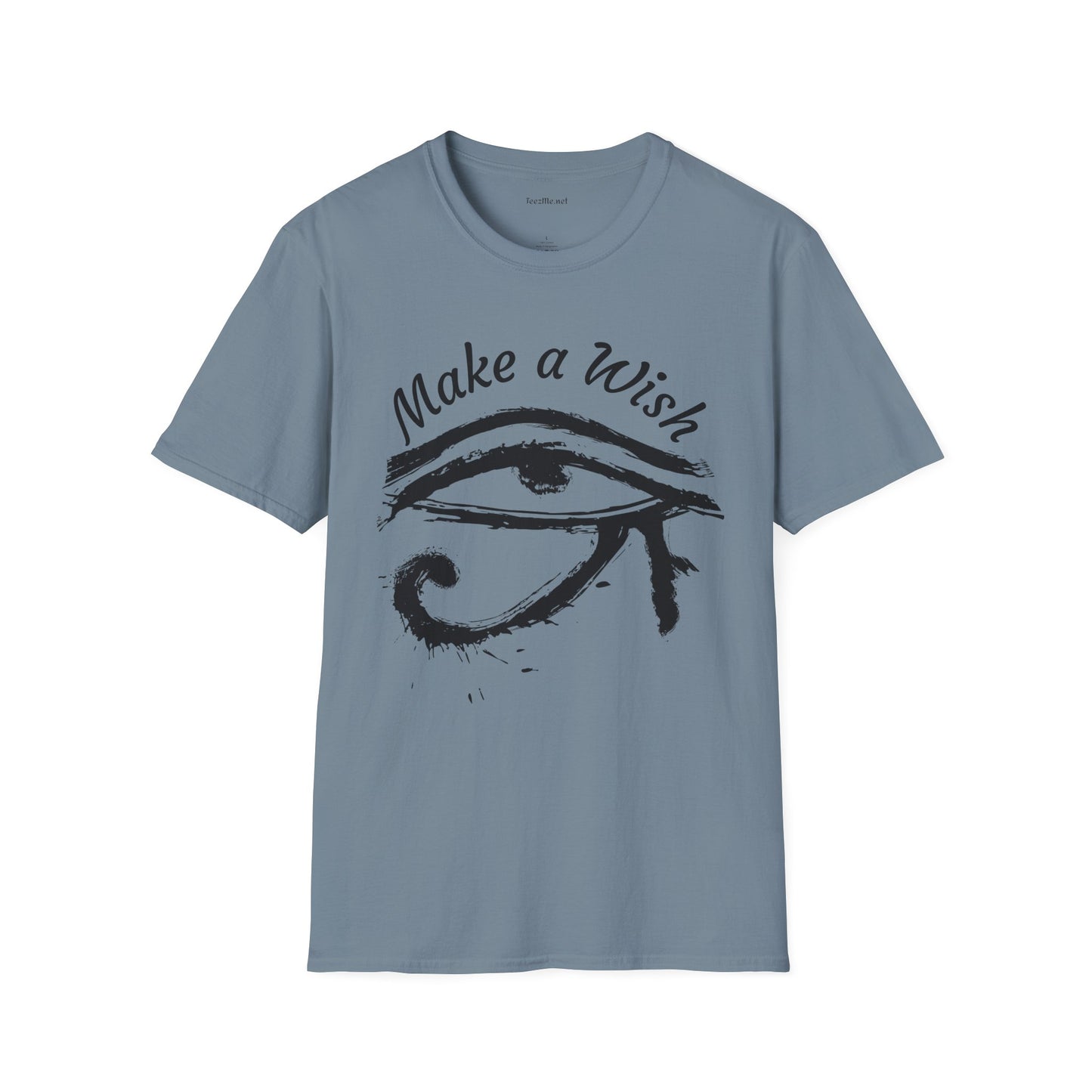 Make a Wish Eye of Horus Unisex Softstyle T-Shirt 100% Cotton
