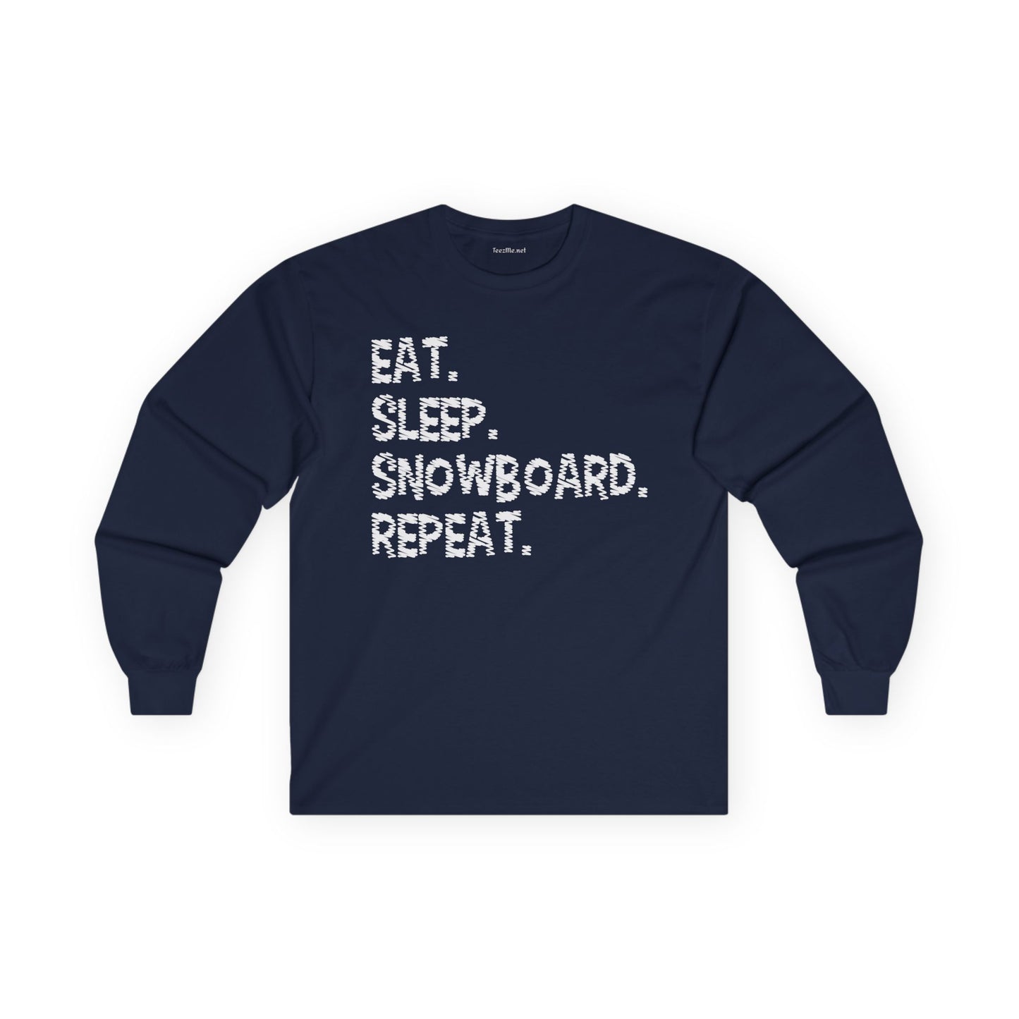 Eat Sleep Snowboard Repeat Unisex Ultra Cotton Long Sleeve Tee