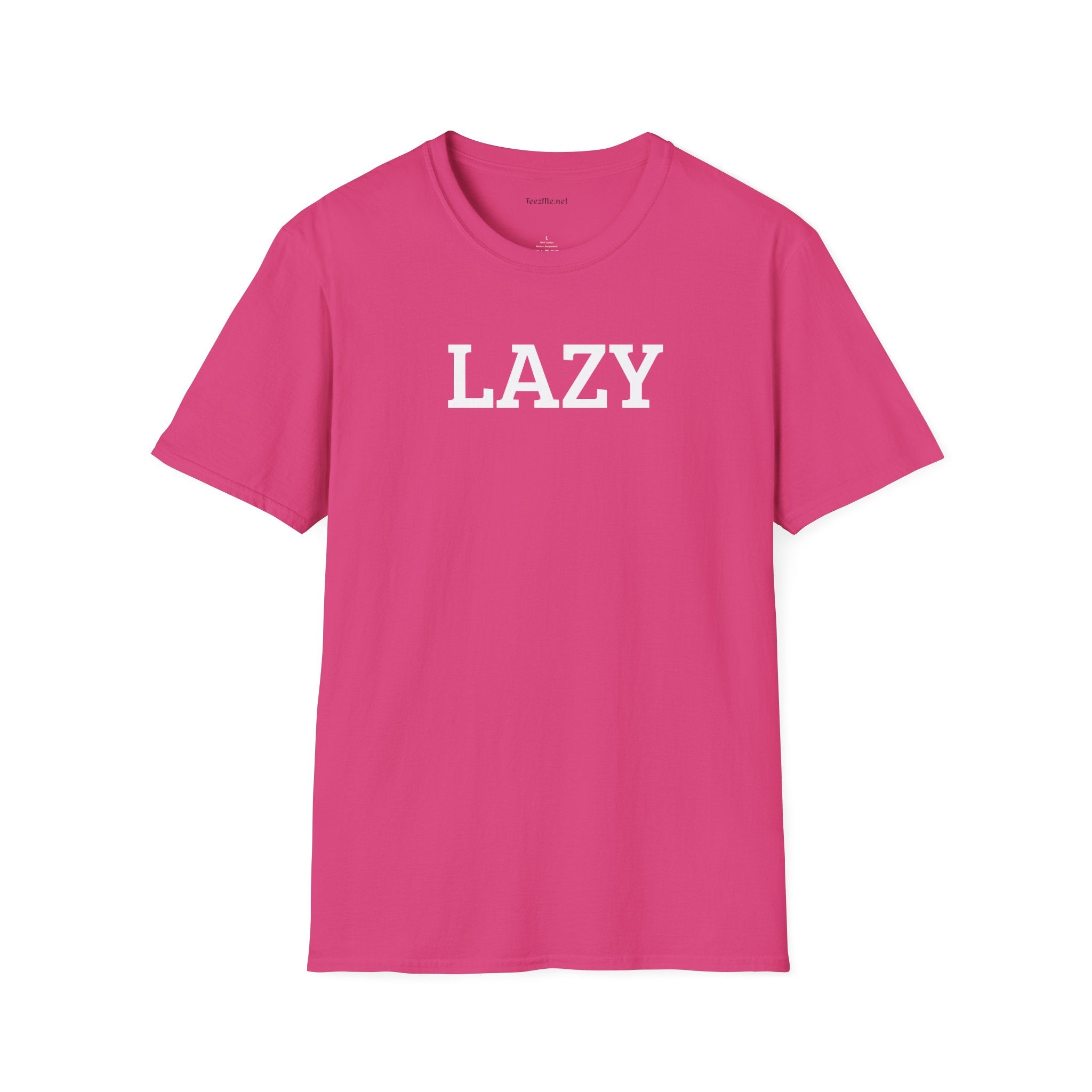 LAZY - Unisex Softstyle T-Shirt 100% Cotton Graphic