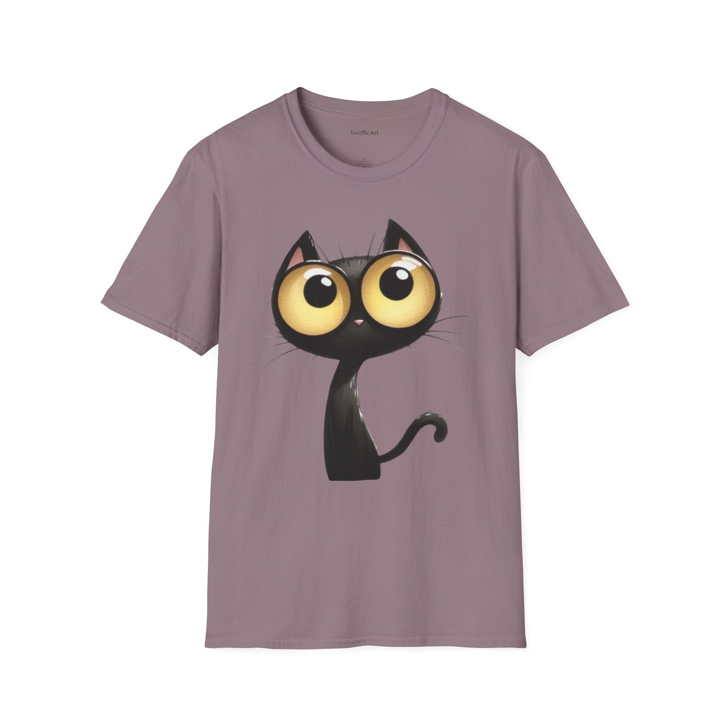 Crazy Cat 2 Unisex SoftStyle T-Shirt 100% Cotton Graphic