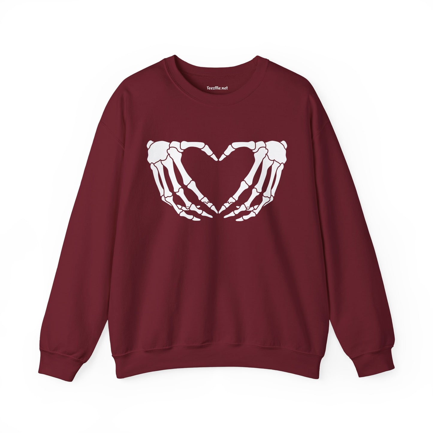 Skeleton Heart Hand Unisex Heavy Blend™ Crewneck Sweatshirt
