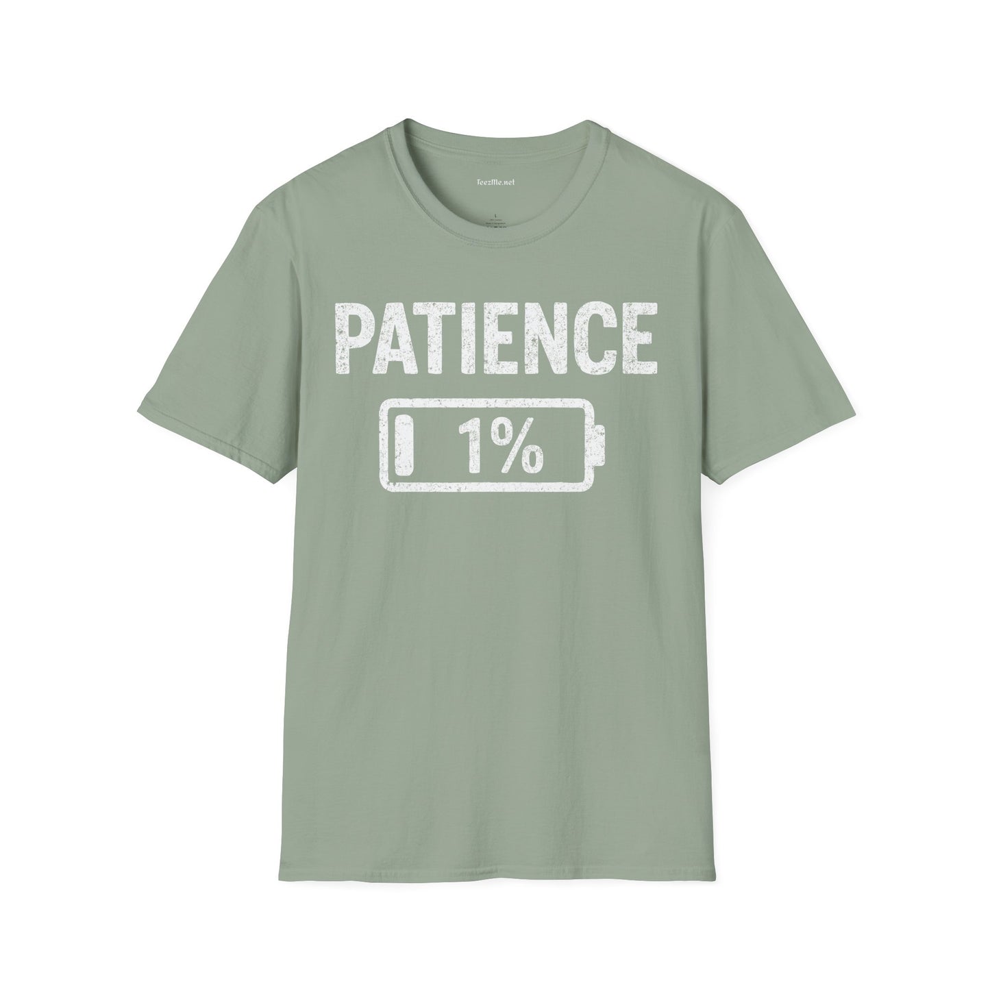 Patience 1% Unisex Softstyle T-Shirt 100% Cotton