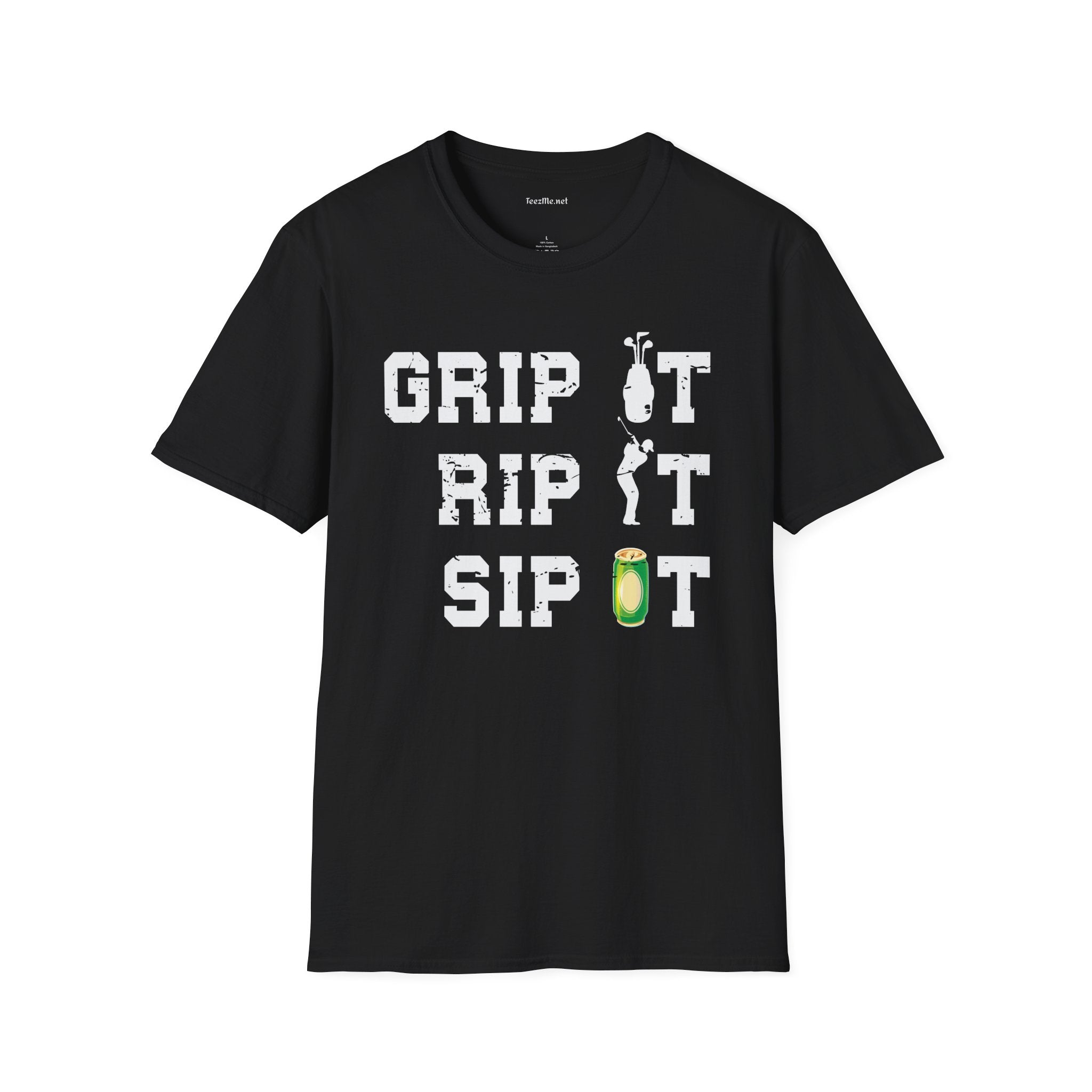 Funny Golf Unisex Softstyle T-Shirt 100% Cotton