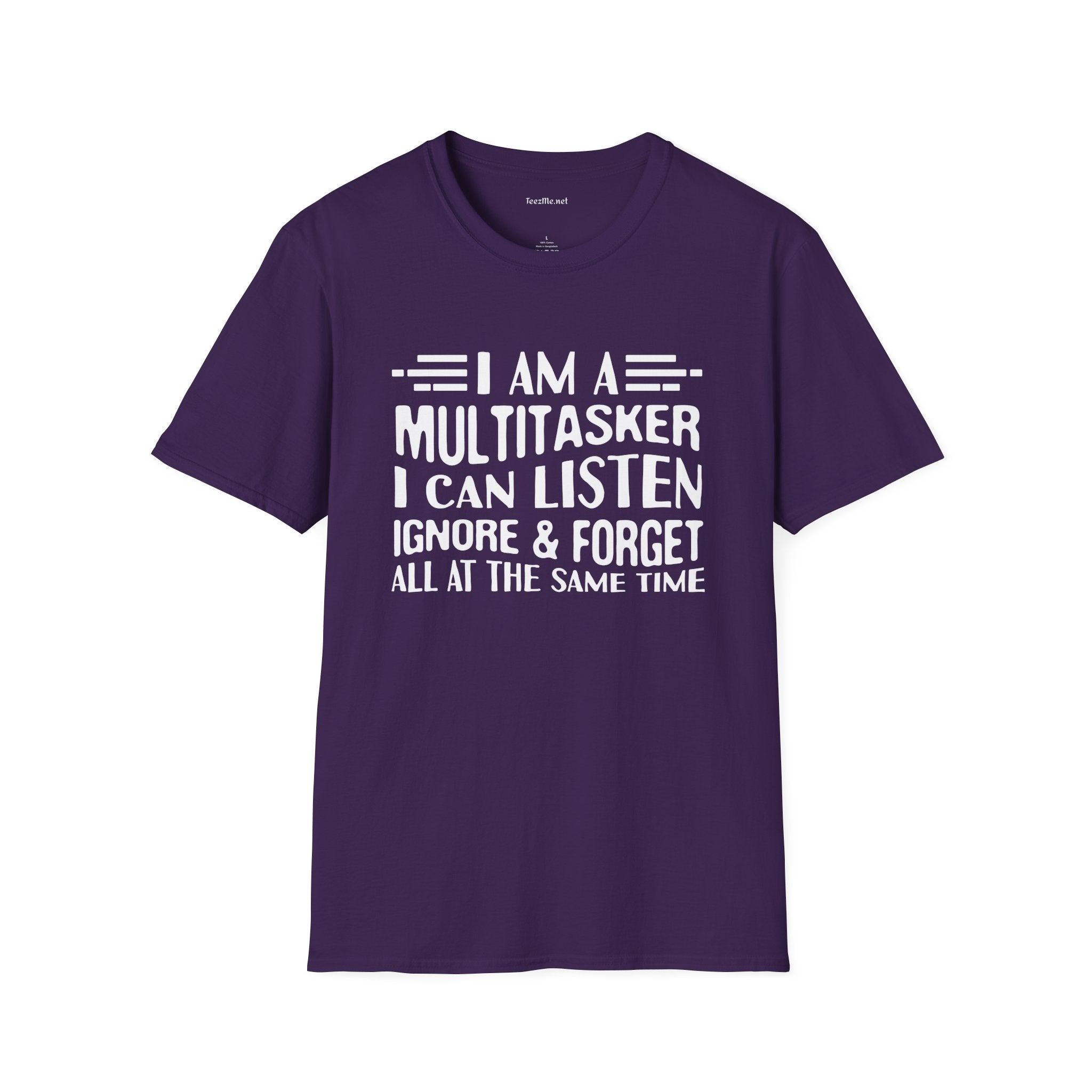 MultiTasker Unisex SoftStyle T-Shirt 100% Cotton