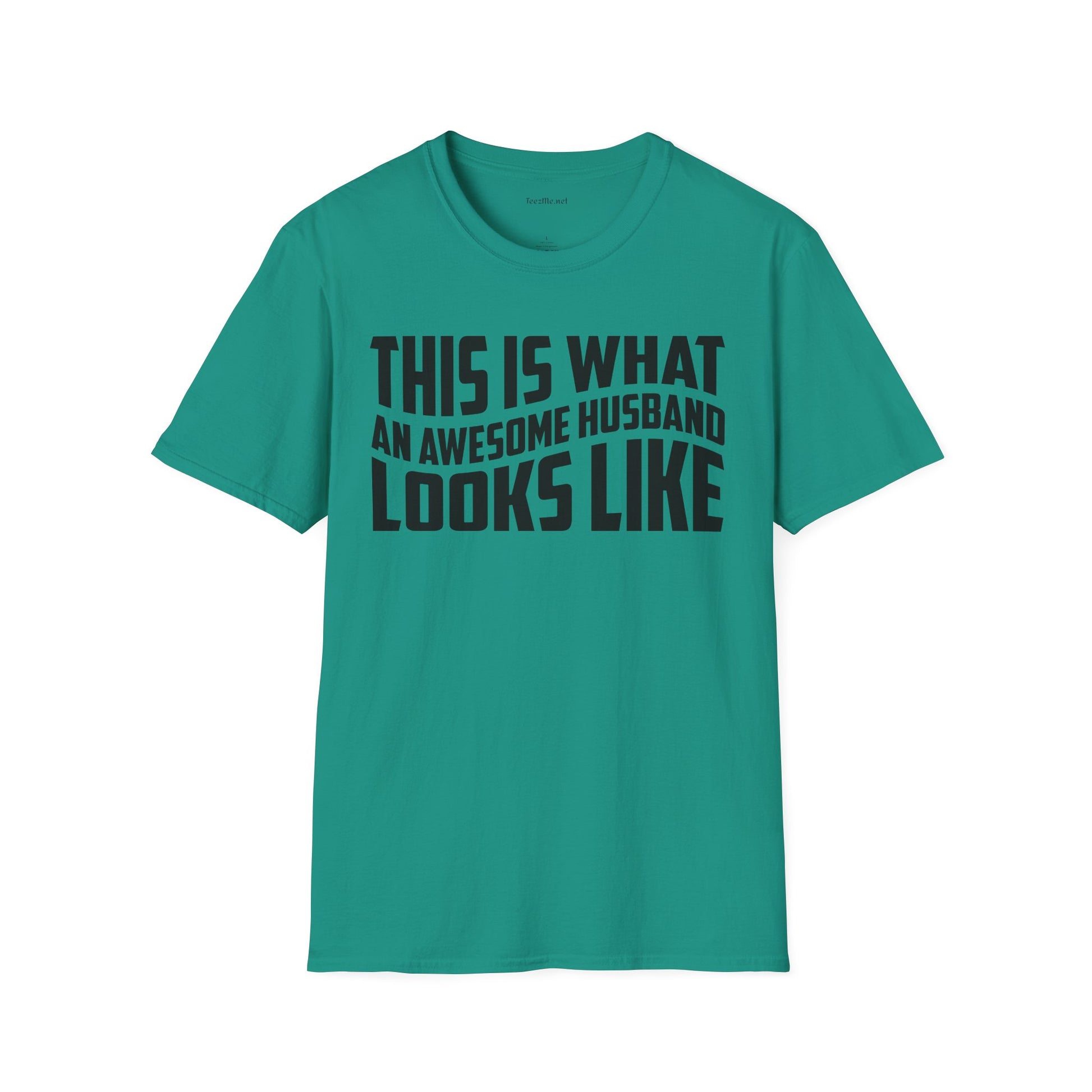 This Is What An Awesome Husband Looks Like Unisex Soft Style T-Shirt 100% Cotton Graphic