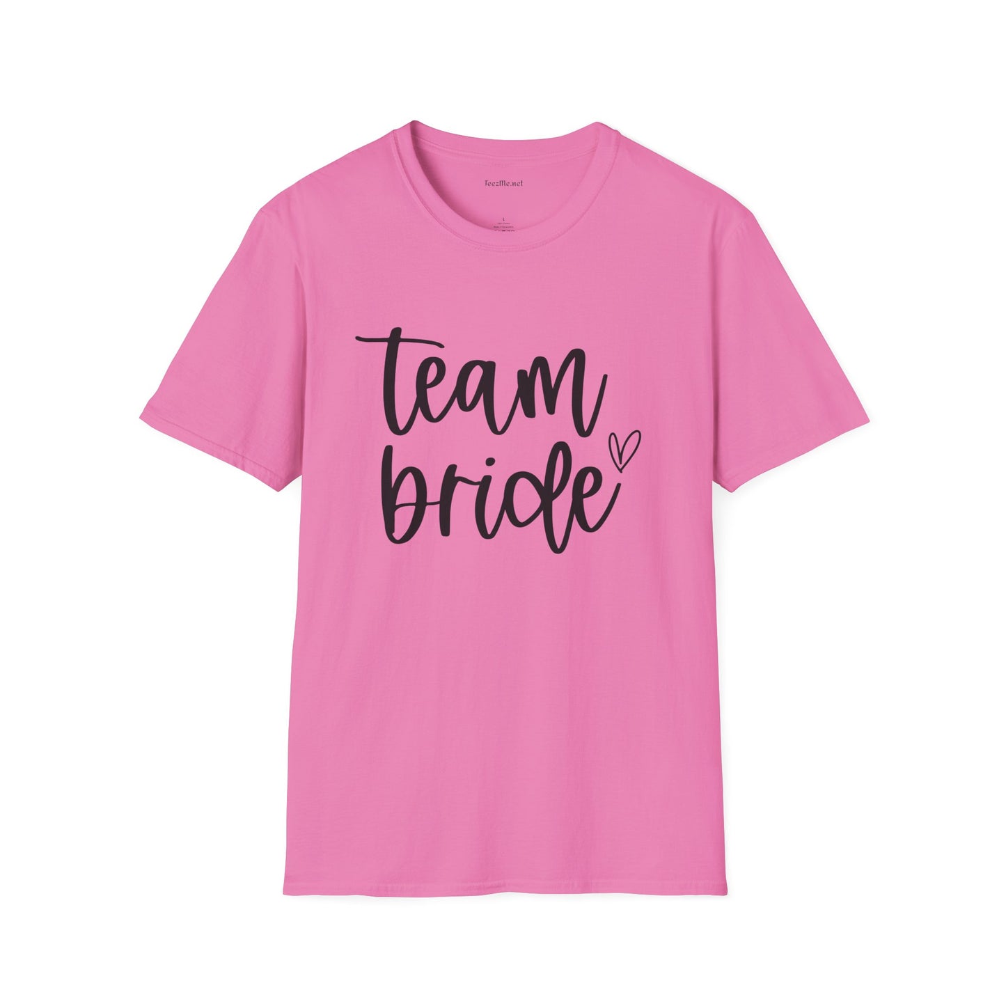 Team Bride Unisex Softstyle T-Shirt 100% Cotton Graphic Bridal Party