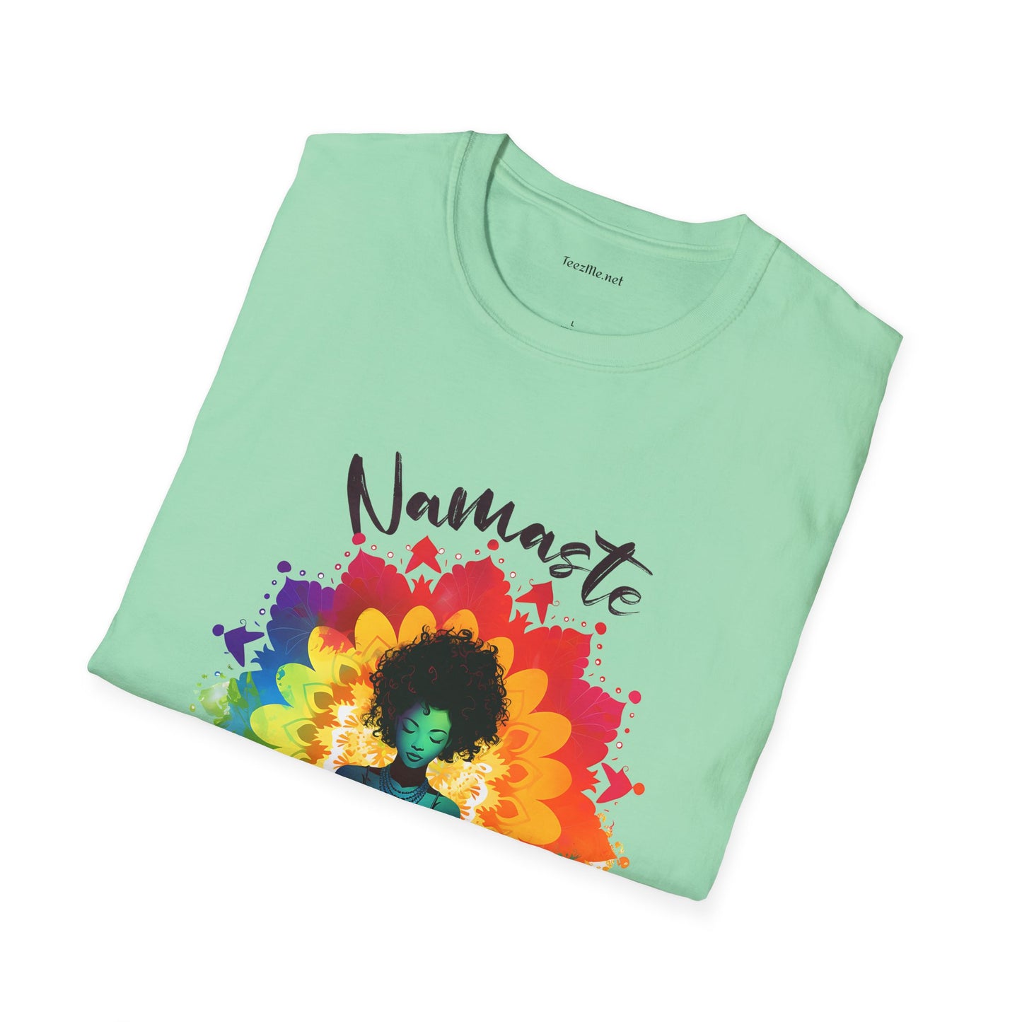 Namaste - Unisex Softstyle T-Shirt 100% Cotton Graphic