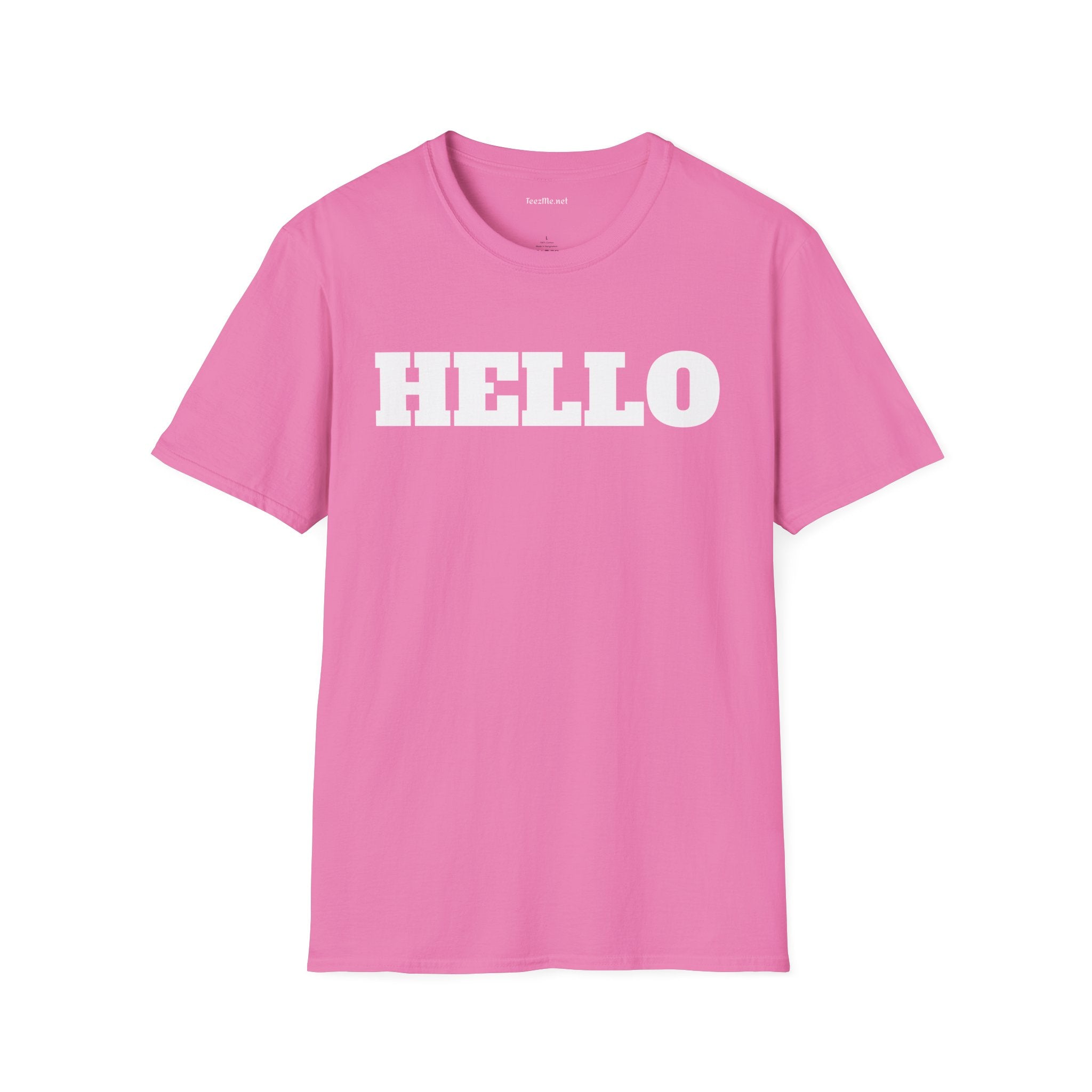 HELLO - Unisex Softstyle T-Shirt 100% Cotton Graphic
