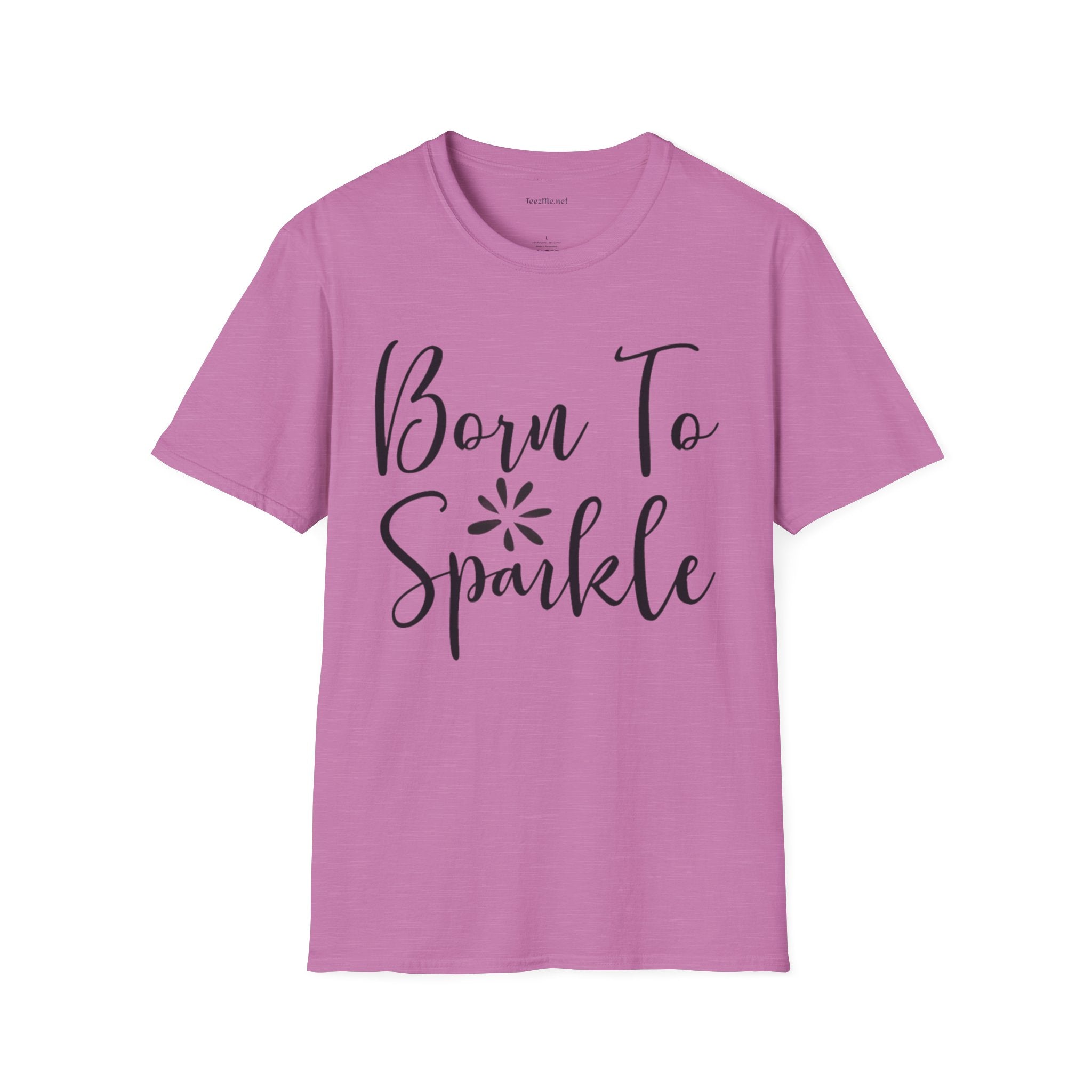 Born to Sparkle Unisex Softstyle T-Shirt 100% Cotton Graphic