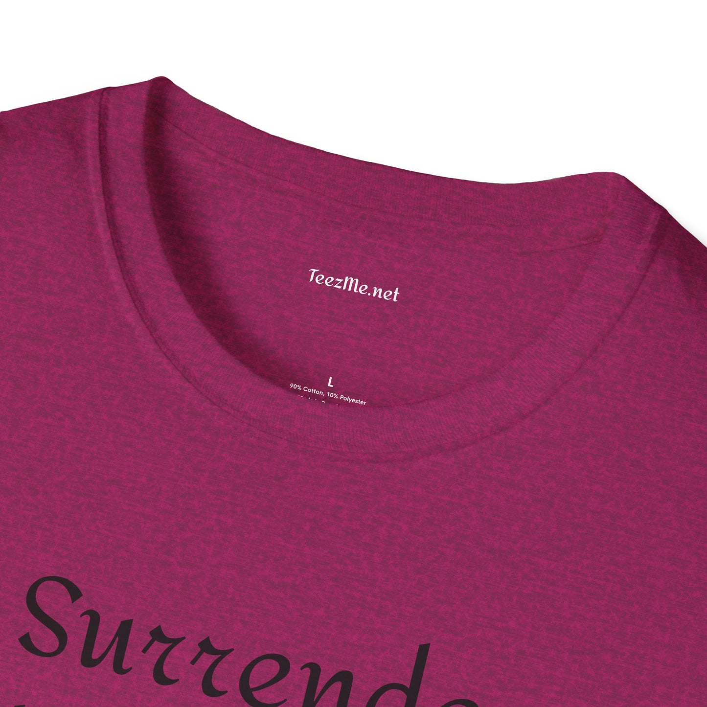 Surrender to the flow - Unisex Softstyle T-Shirt 100% Cotton Graphic