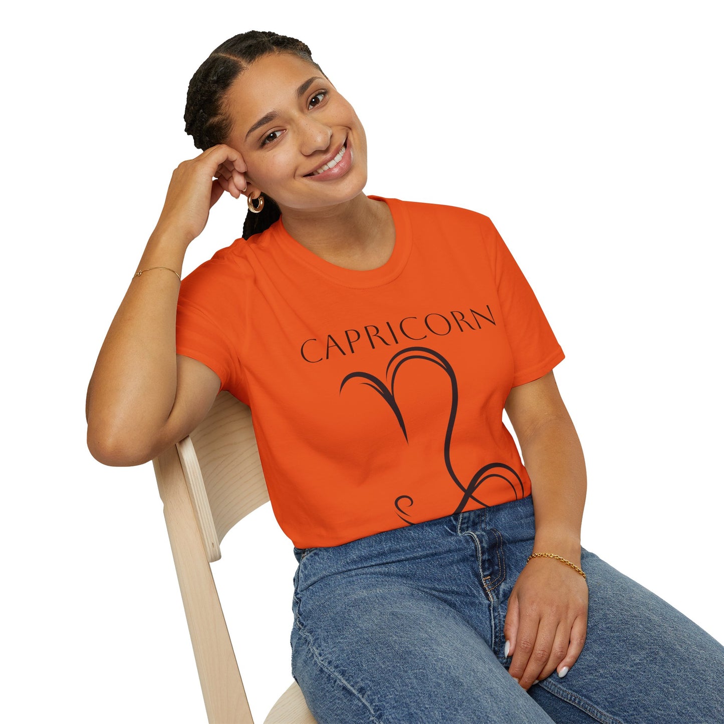 CAPRICORN - Unisex Softstyle T-Shirt 100% Cotton Graphic