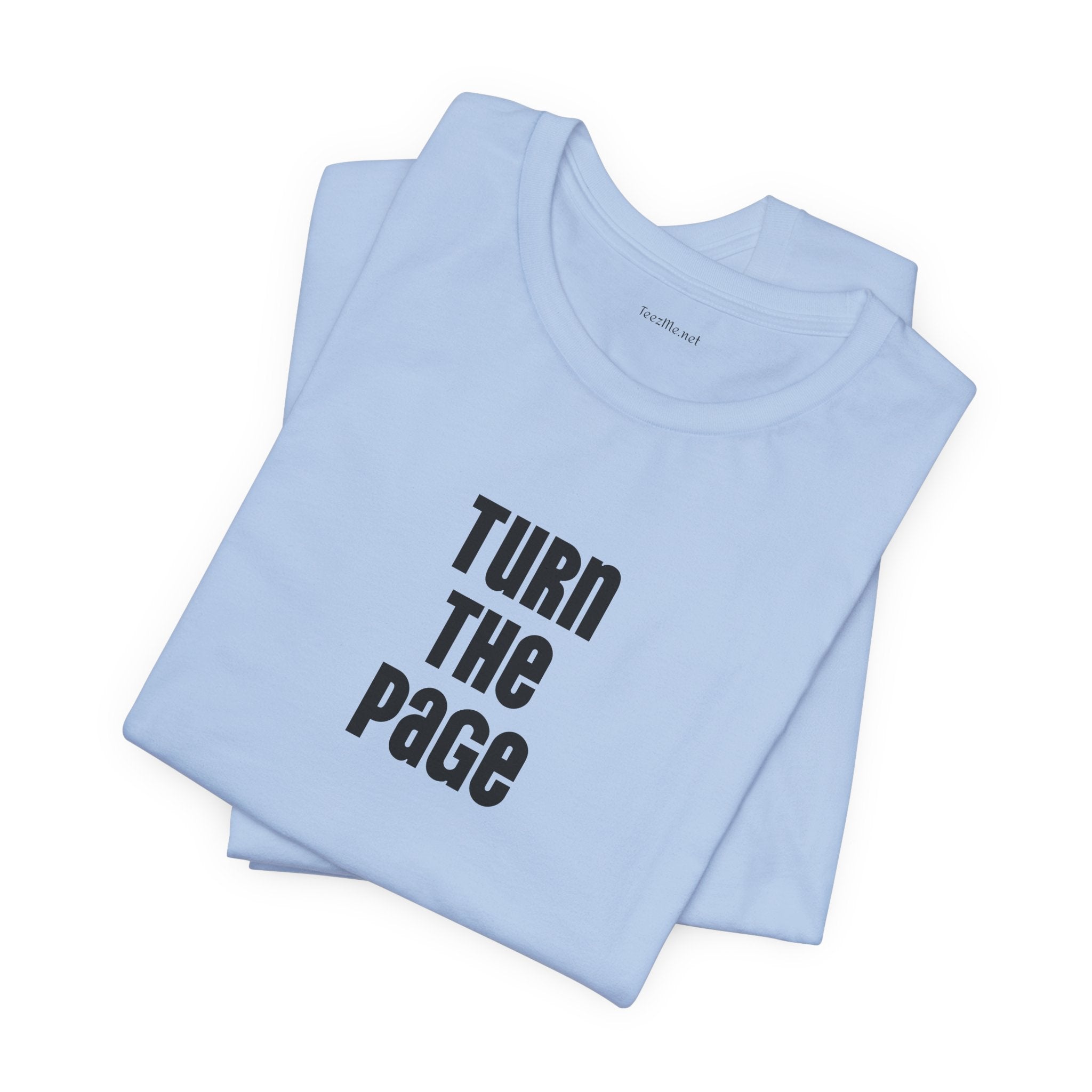 Turn the Page - Unisex Jersey Short Sleeve Tee