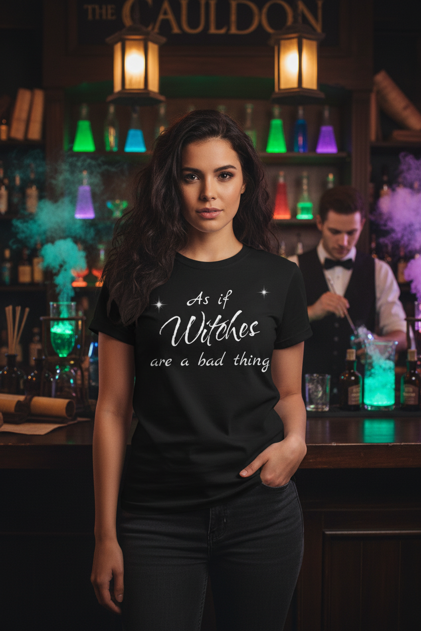 As if Witches are a bad thing Unisex Oversized Boxy Tee