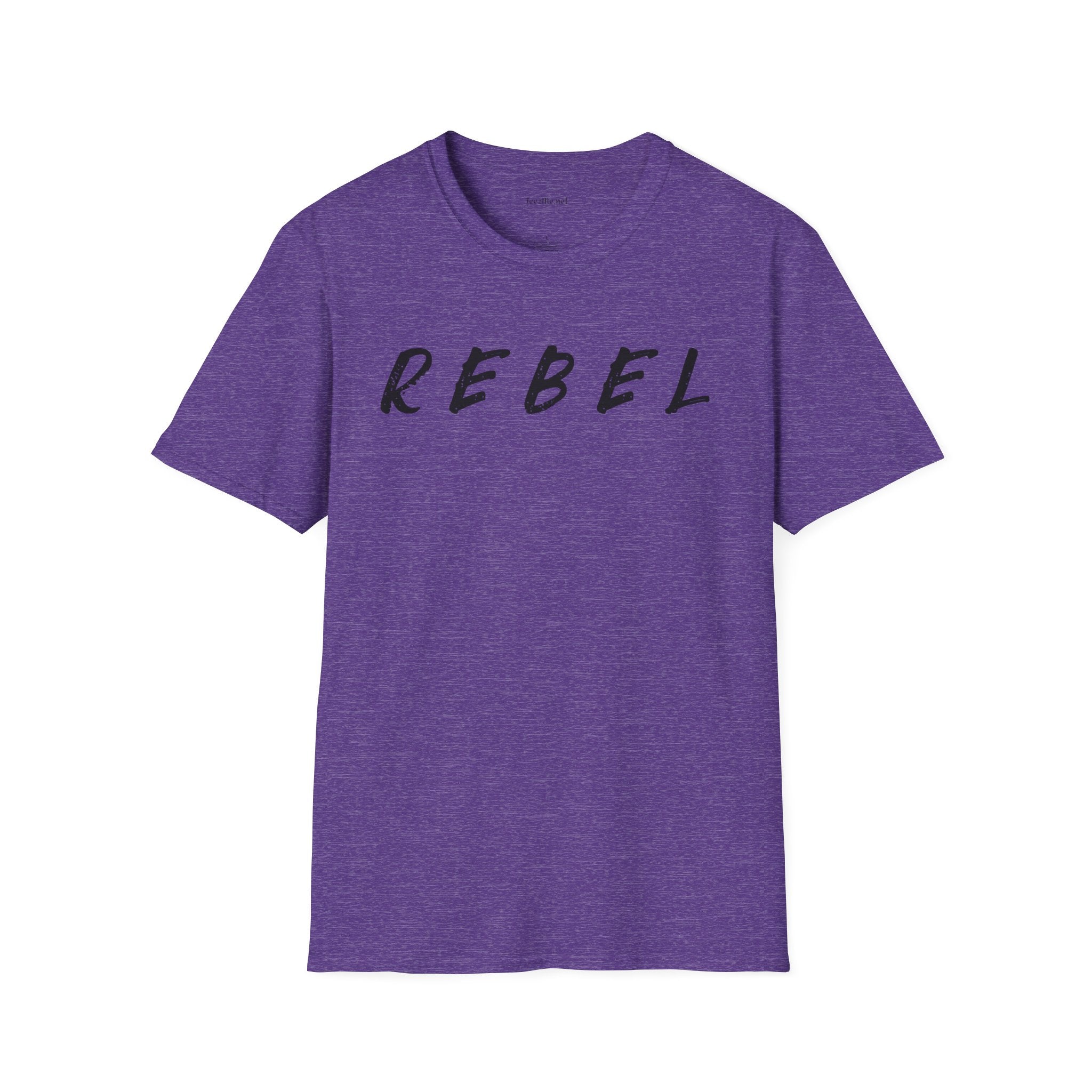 REBEL (black text) Unisex Softstyle T-Shirt 100% Cotton Graphic