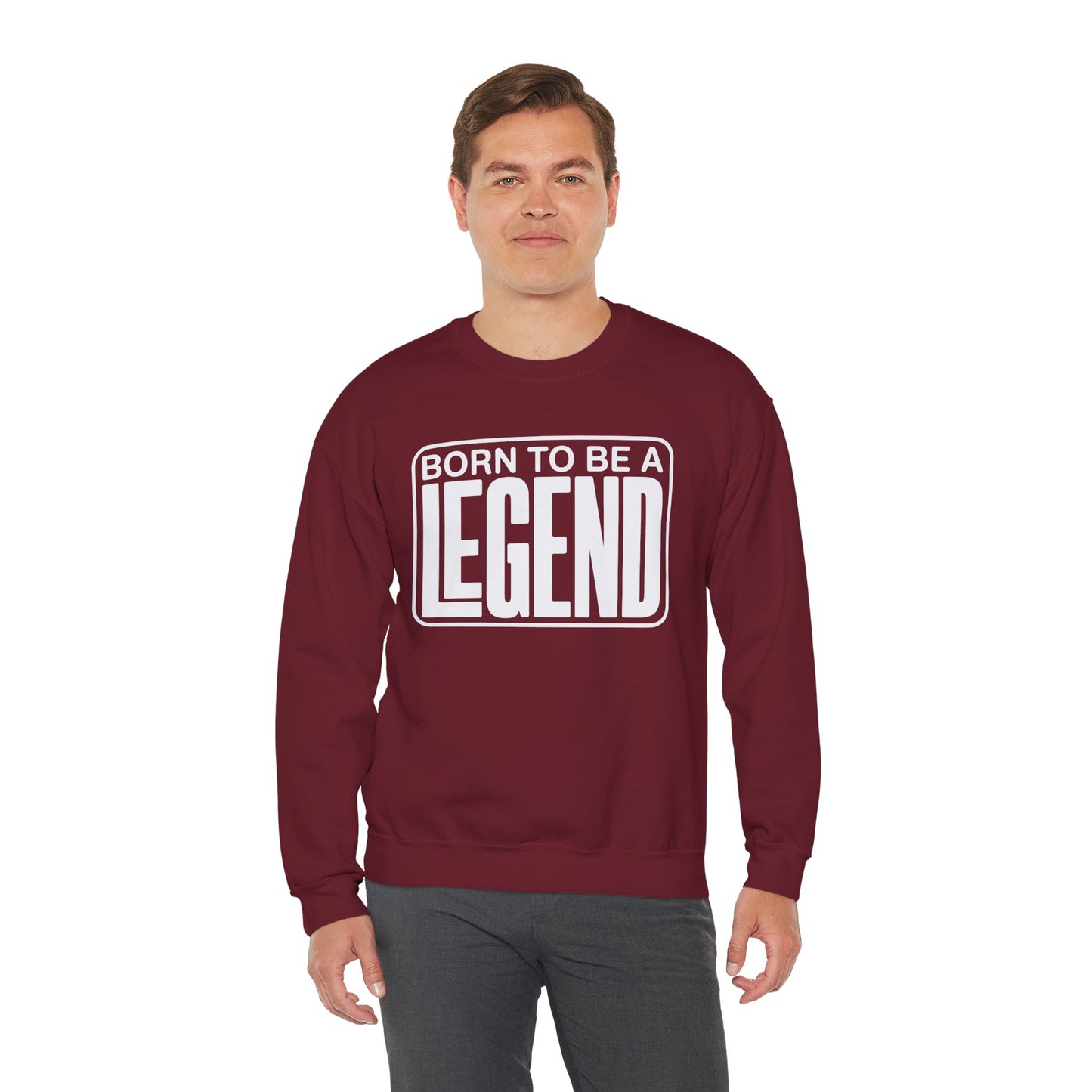 Be A Legend 01 Unisex Heavy Blend™ Crewneck Sweatshirt Graphic