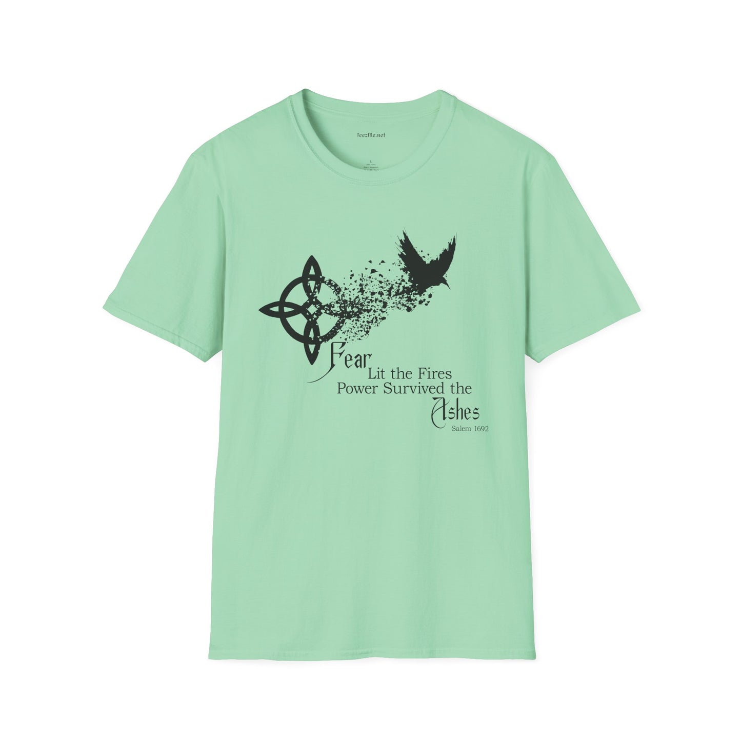 Fear Lit the Fires Unisex SoftStyle T-Shirt 100% Cotton Graphic