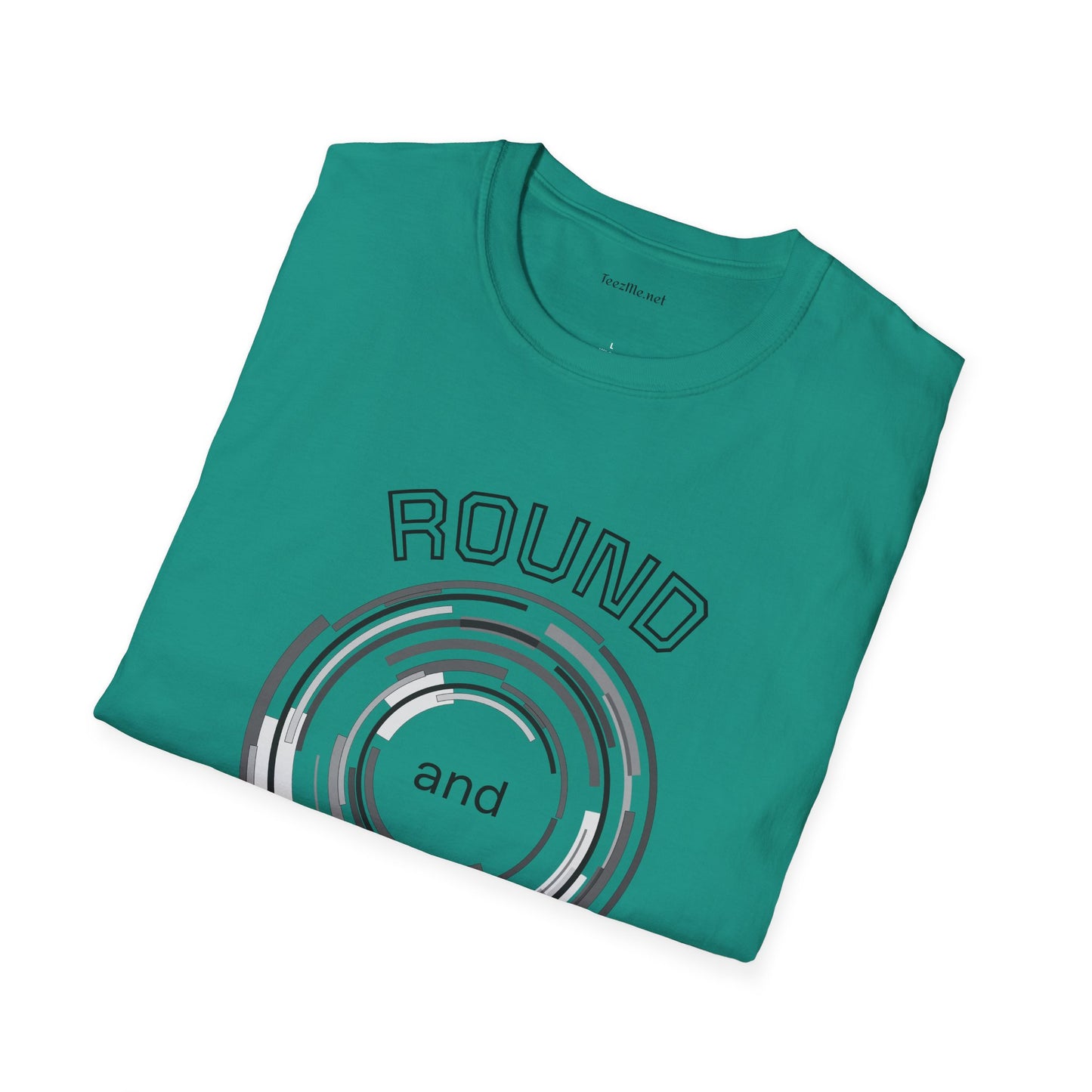 Round and Round - Unisex Softstyle T-Shirt 100% Cotton Graphic