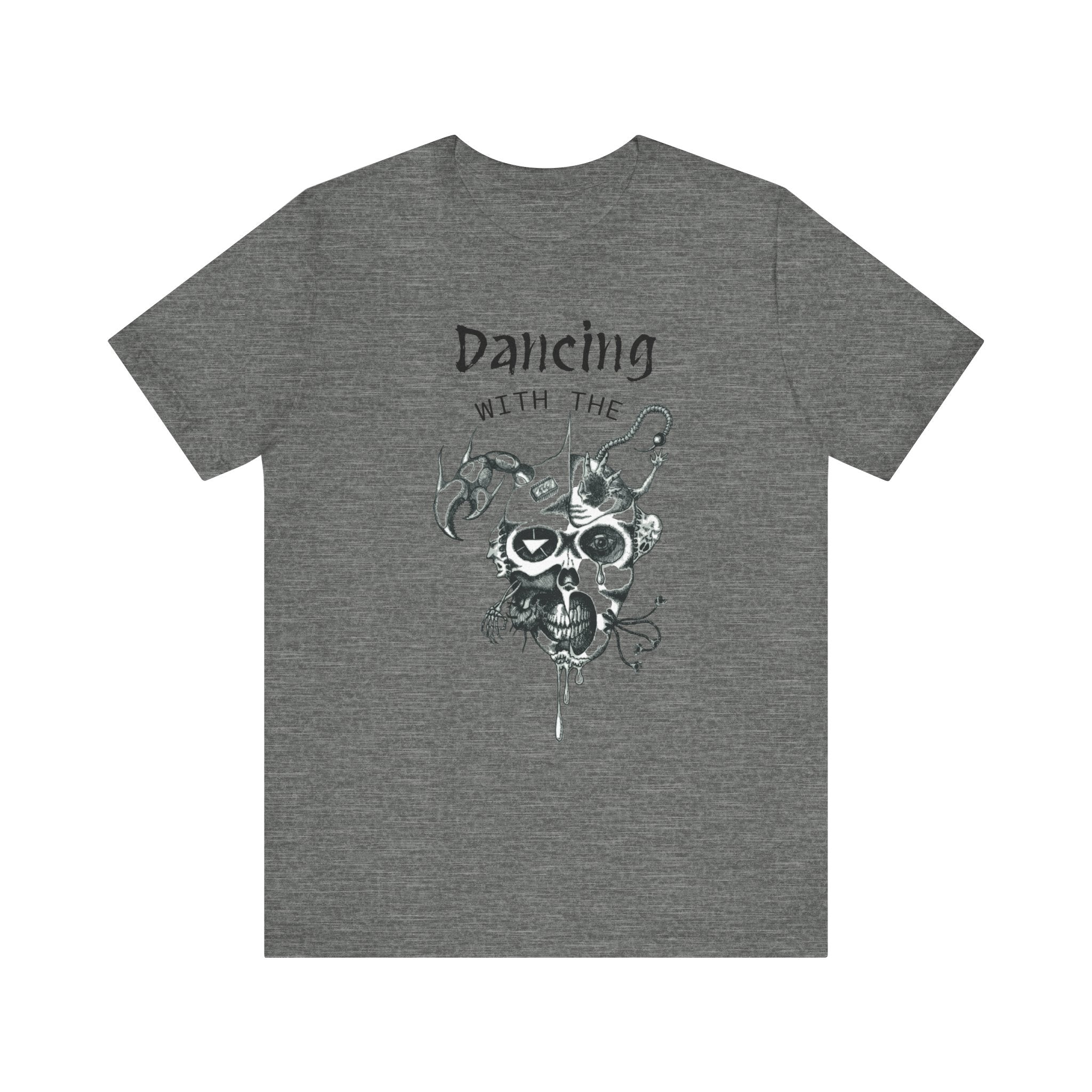 Dancing with the Devil (image) - Unisex Jersey Short Sleeve Tee