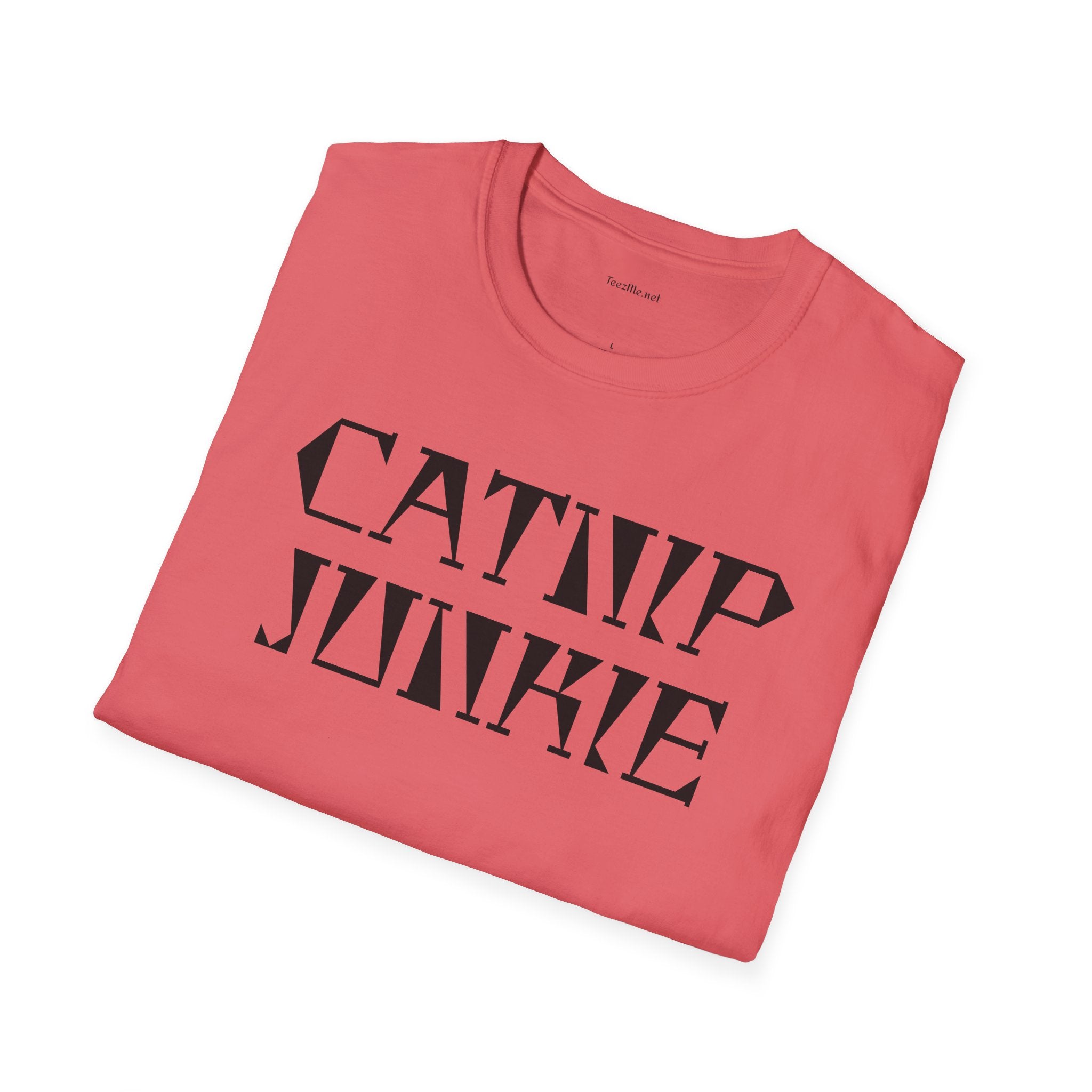 Catnip Junkie - Unisex Softstyle T-Shirt 100% Cotton Graphic