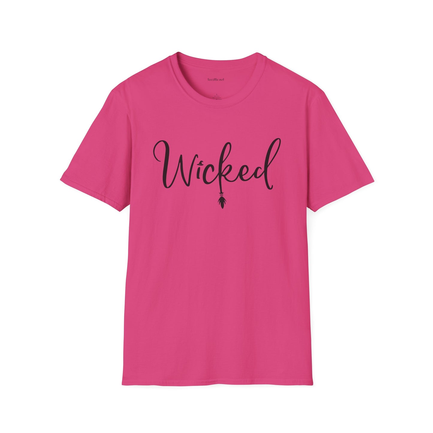 Wicked (black) Unisex SoftStyle T-Shirt 100% Cotton Graphic