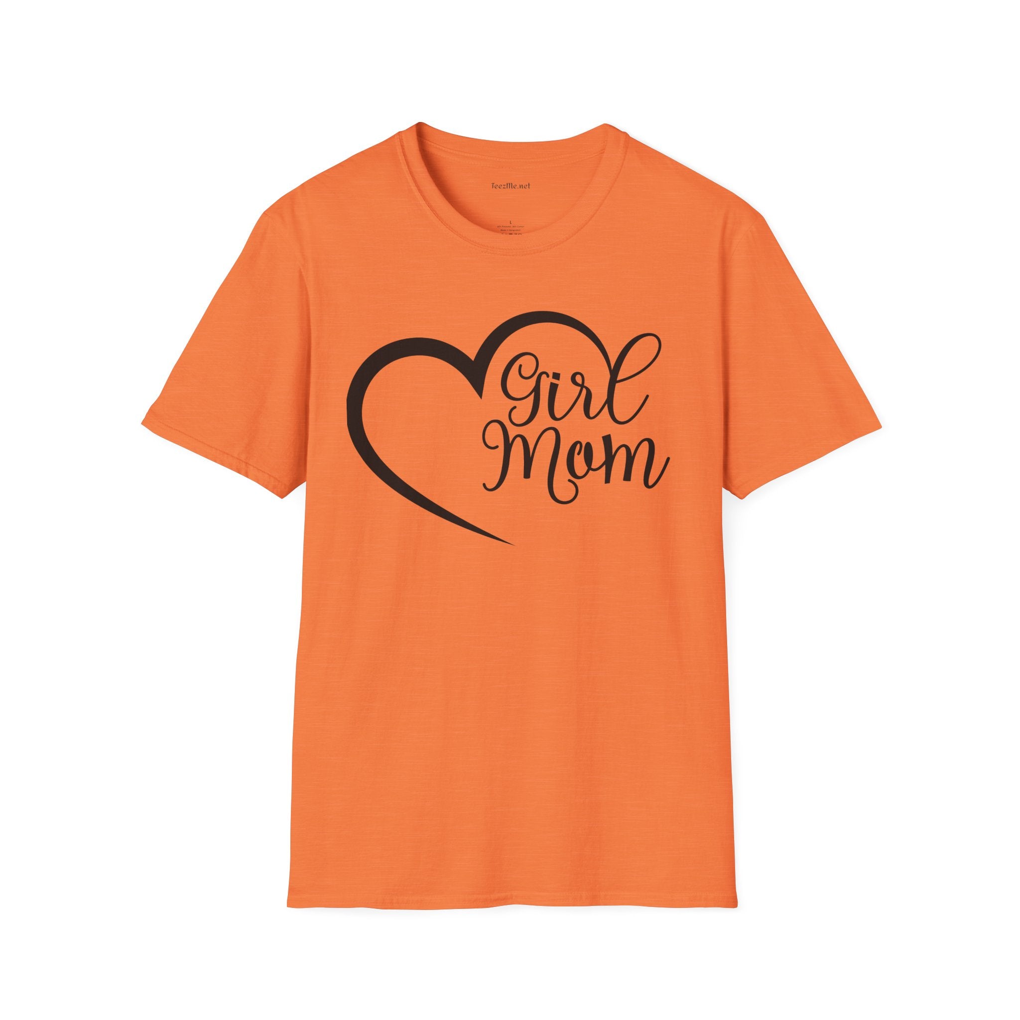 Girl Mom 01 Unisex SoftStyle T-Shirt 100% Cotton Graphic