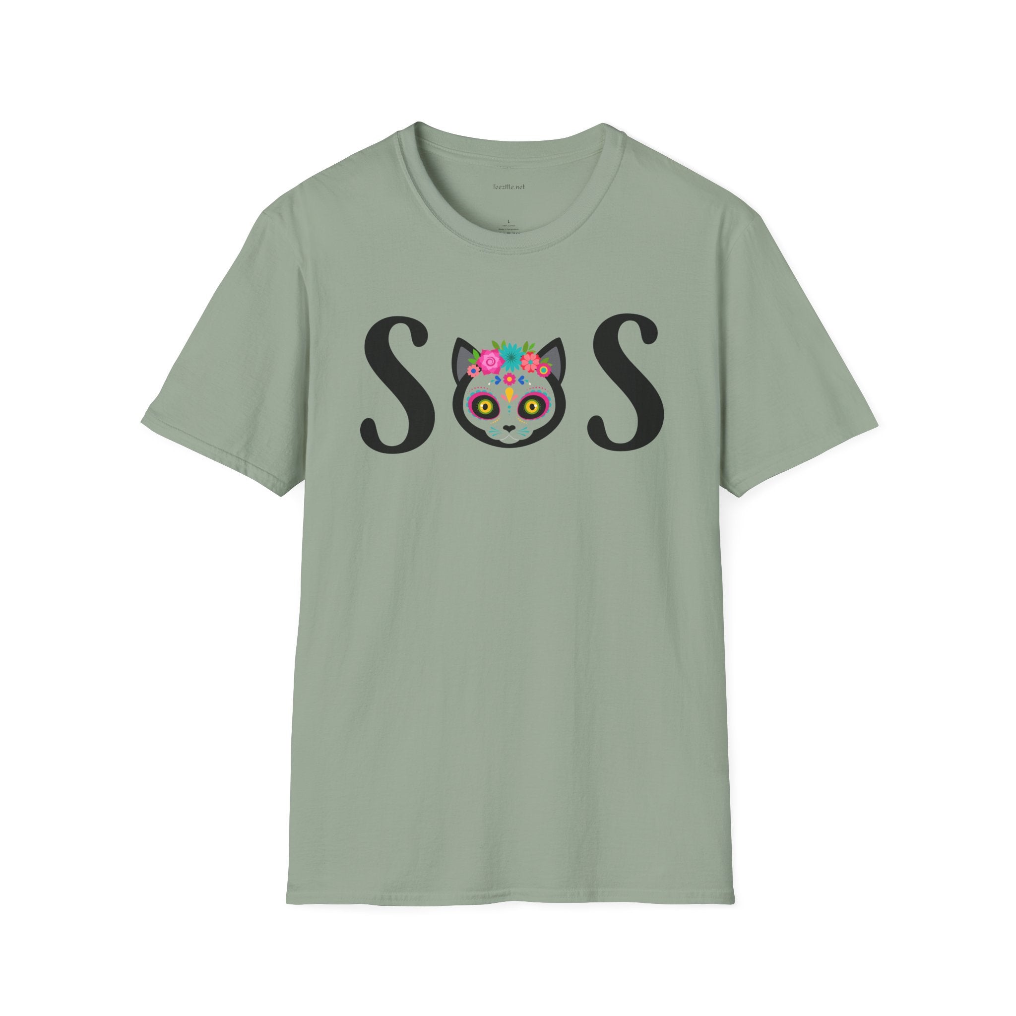 S O S - Unisex Softstyle T-Shirt 100% Cotton Graphic
