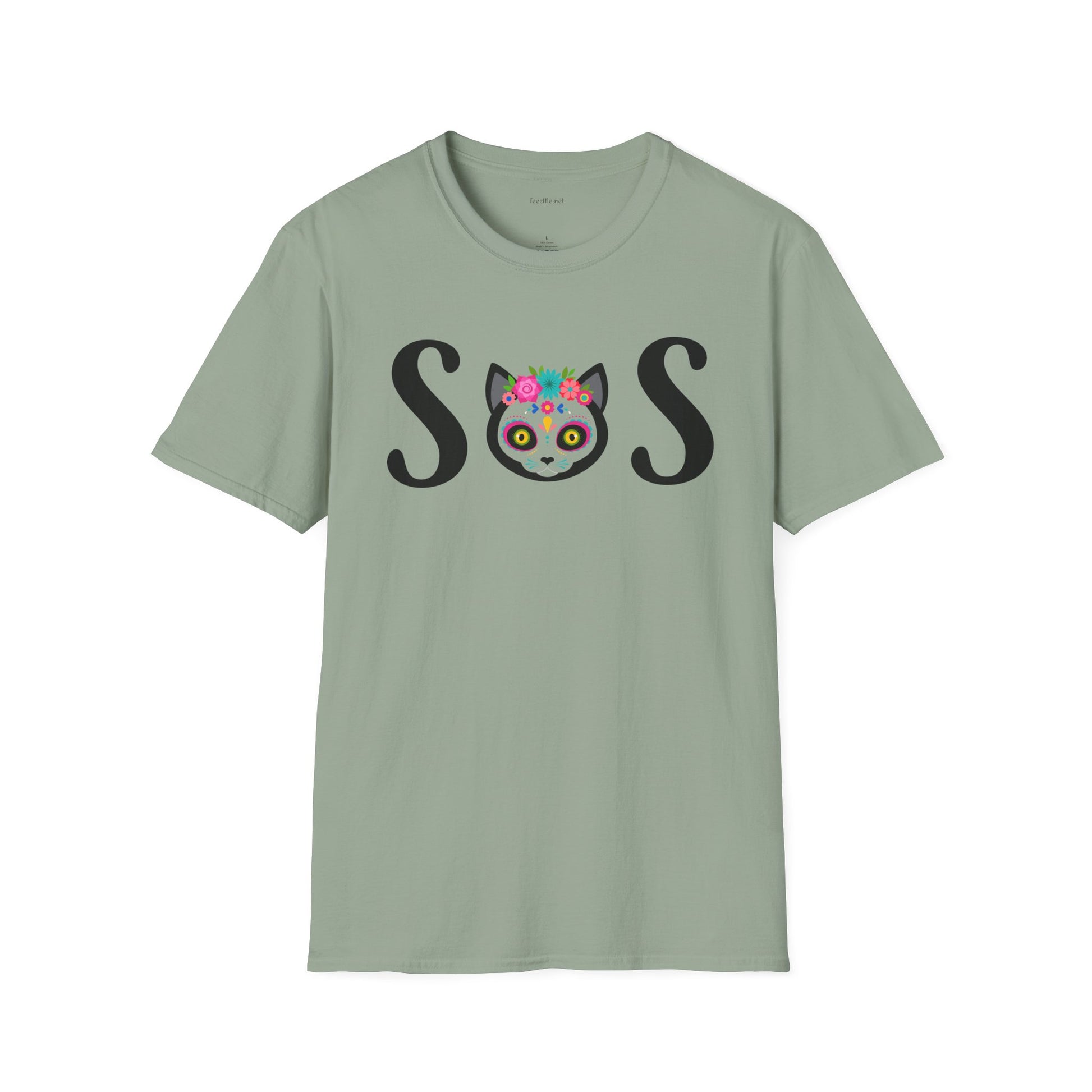 S O S - Unisex Softstyle T-Shirt 100% Cotton Graphic
