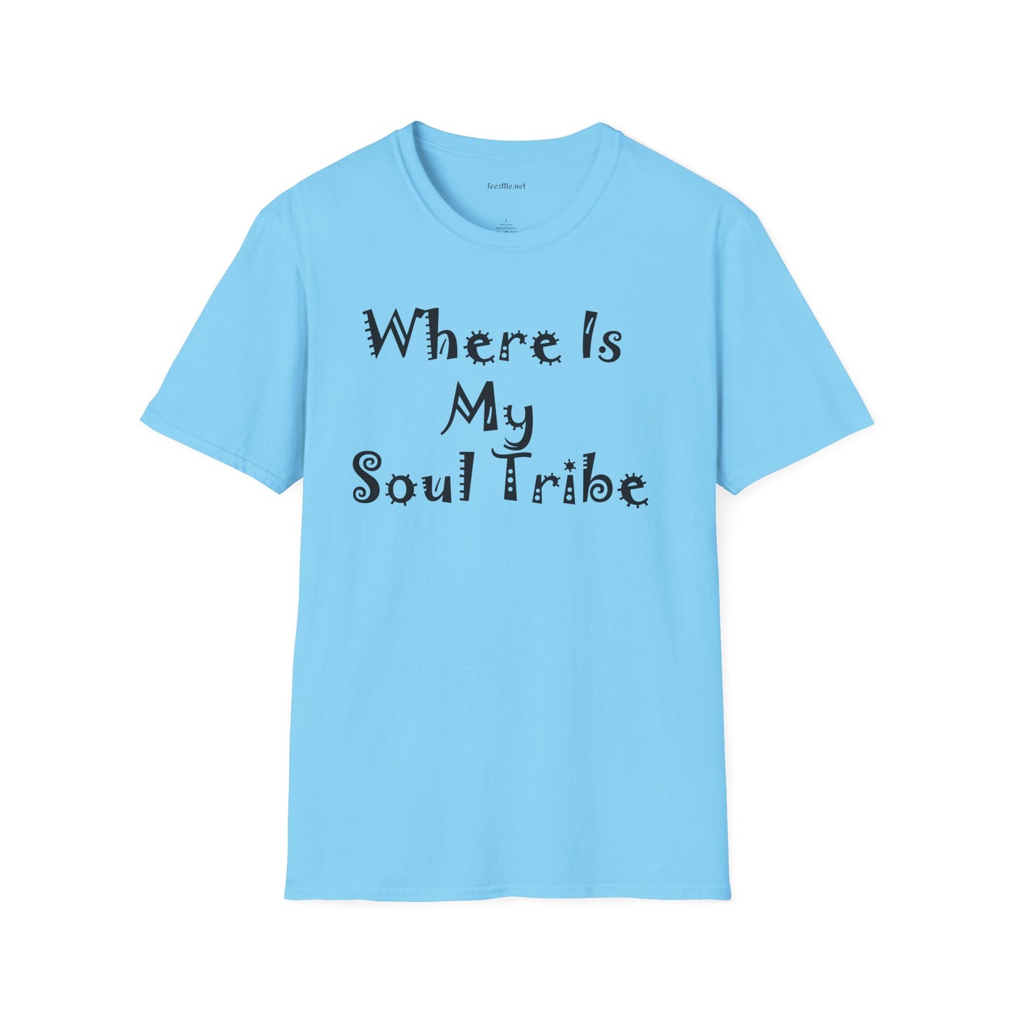 Where Is My Soul Tribe 03 Unisex Soft Style T-Shirt 100% Cotton Graphic