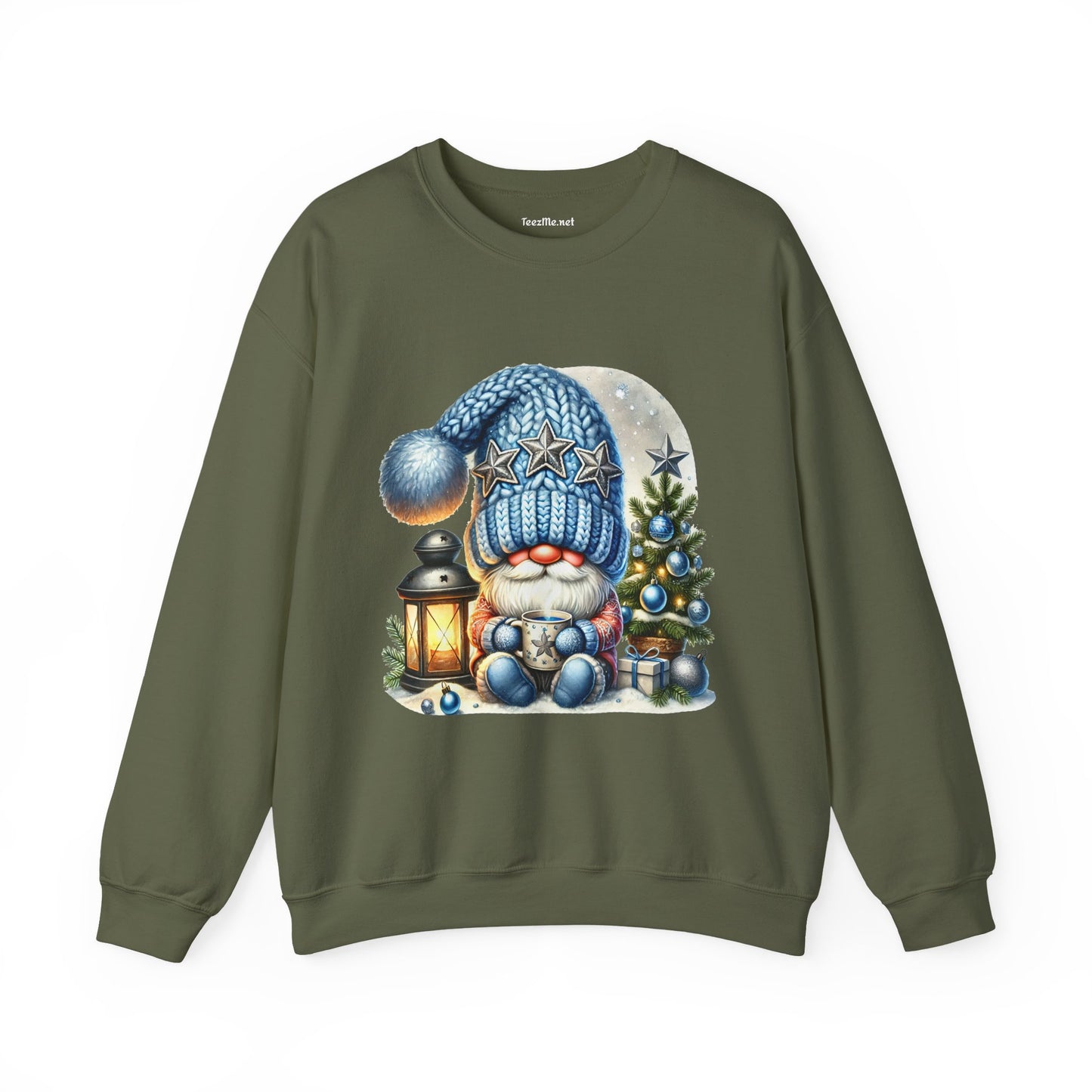 Cozy Christmas Gnome Unisex Heavy Blend™ Crewneck Sweatshirt