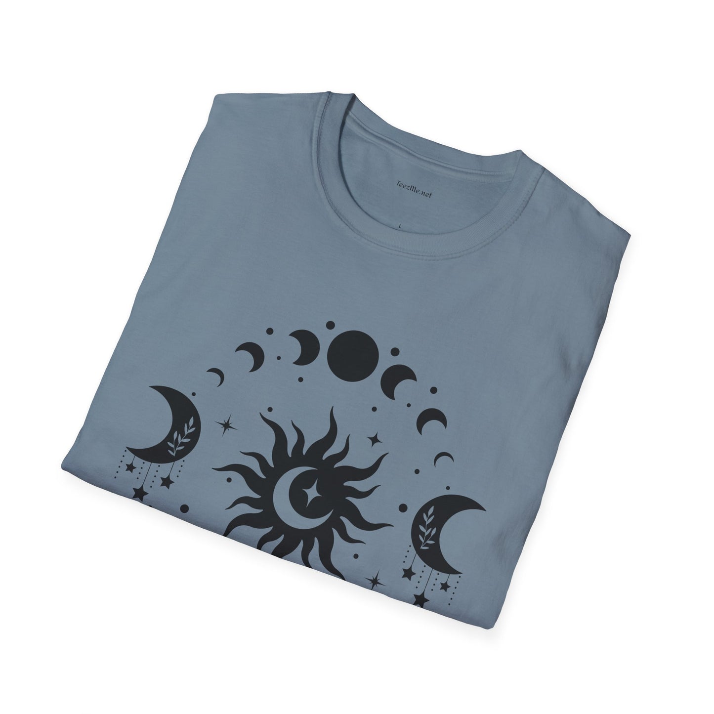 Sun and Moon  - Unisex Softstyle T-Shirt 100% Cotton Graphic