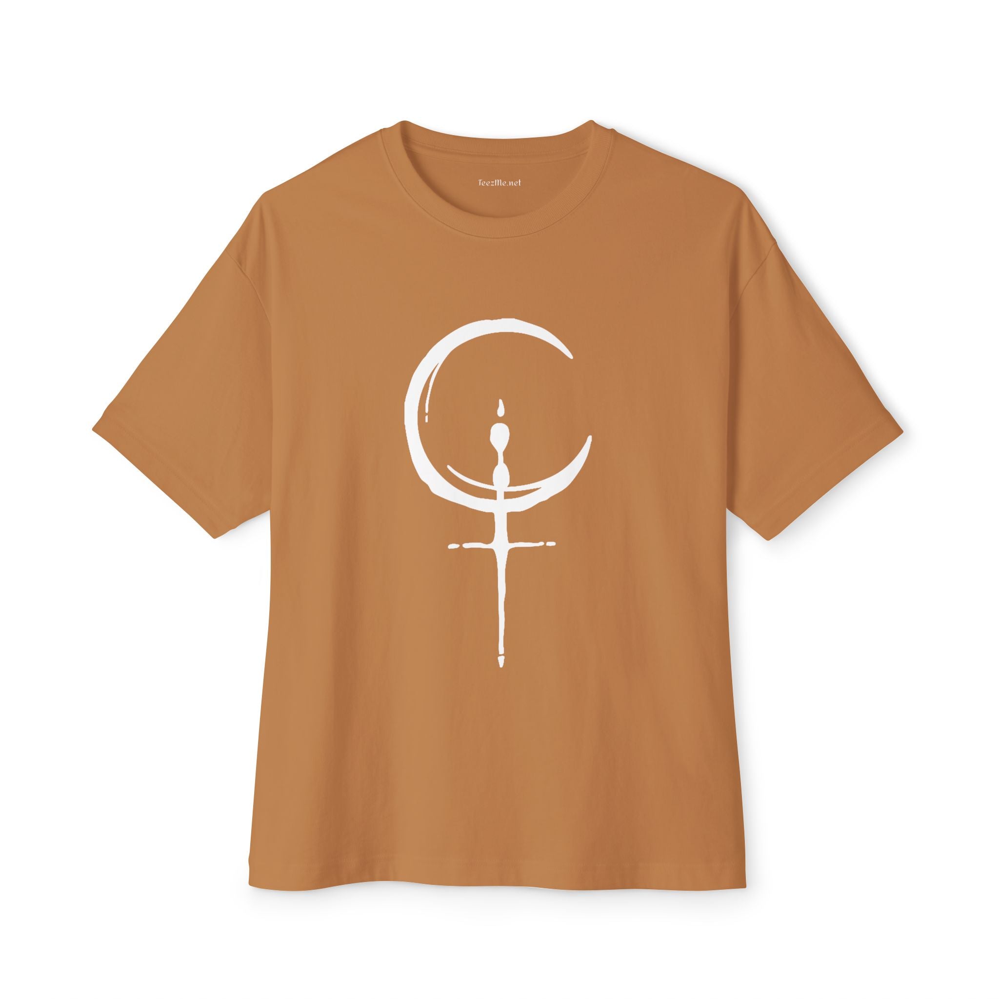 Lilith Symbol (white) Unisex Oversized Boxy Tee