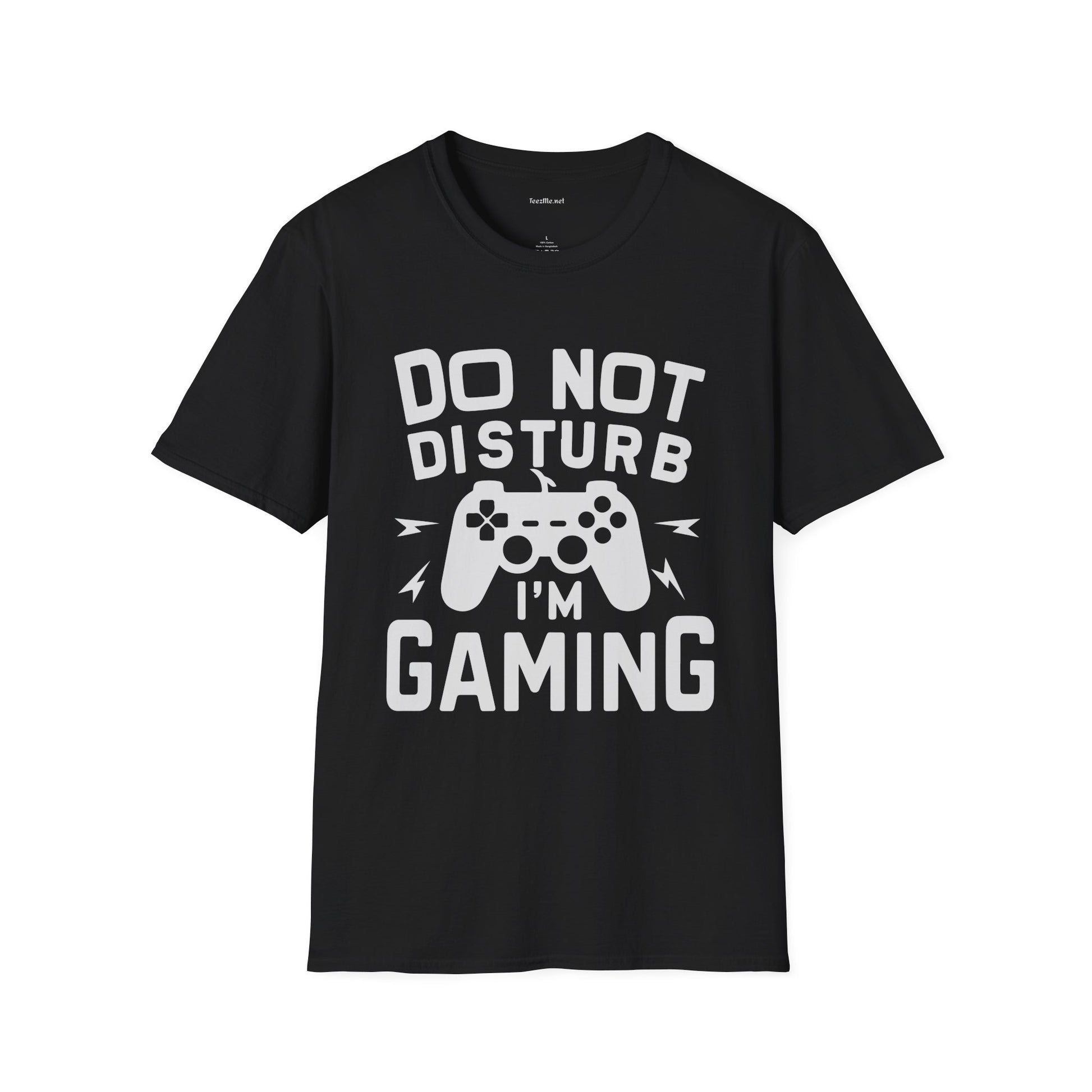 Do Not Disturb I'm Gaming Unisex Softstyle T-Shirt 100% Cotton Graphic
