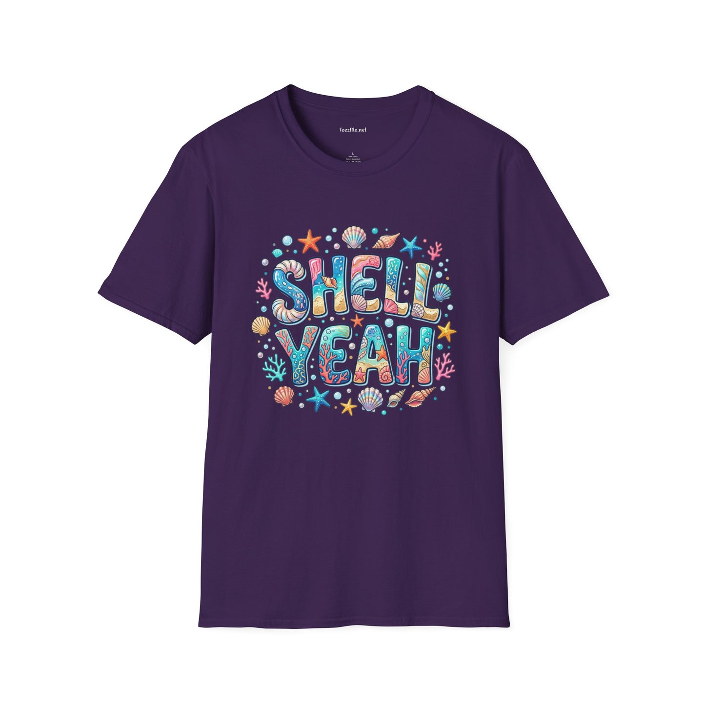 Shell Yeah Unisex Softstyle T-Shirt 100% Cotton Graphic
