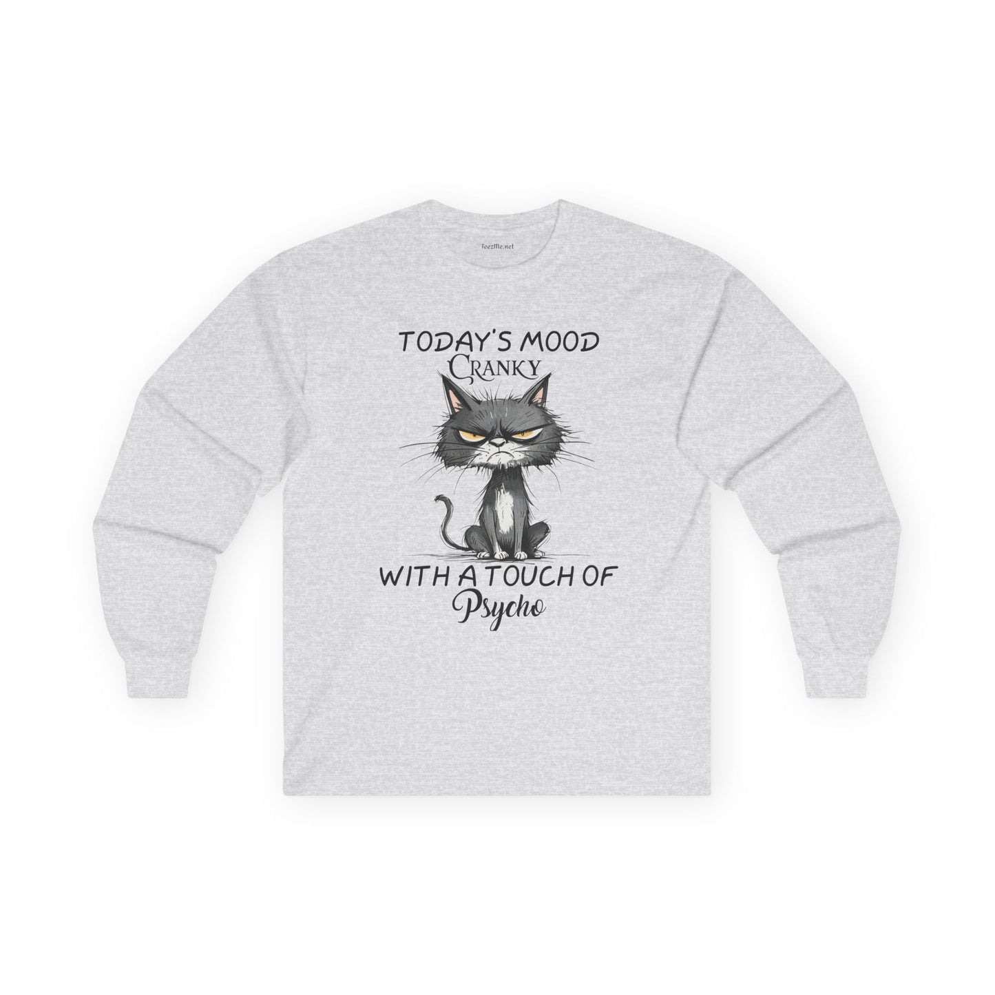Today's Moody Cat Unisex Ultra Cotton Long Sleeve Tee